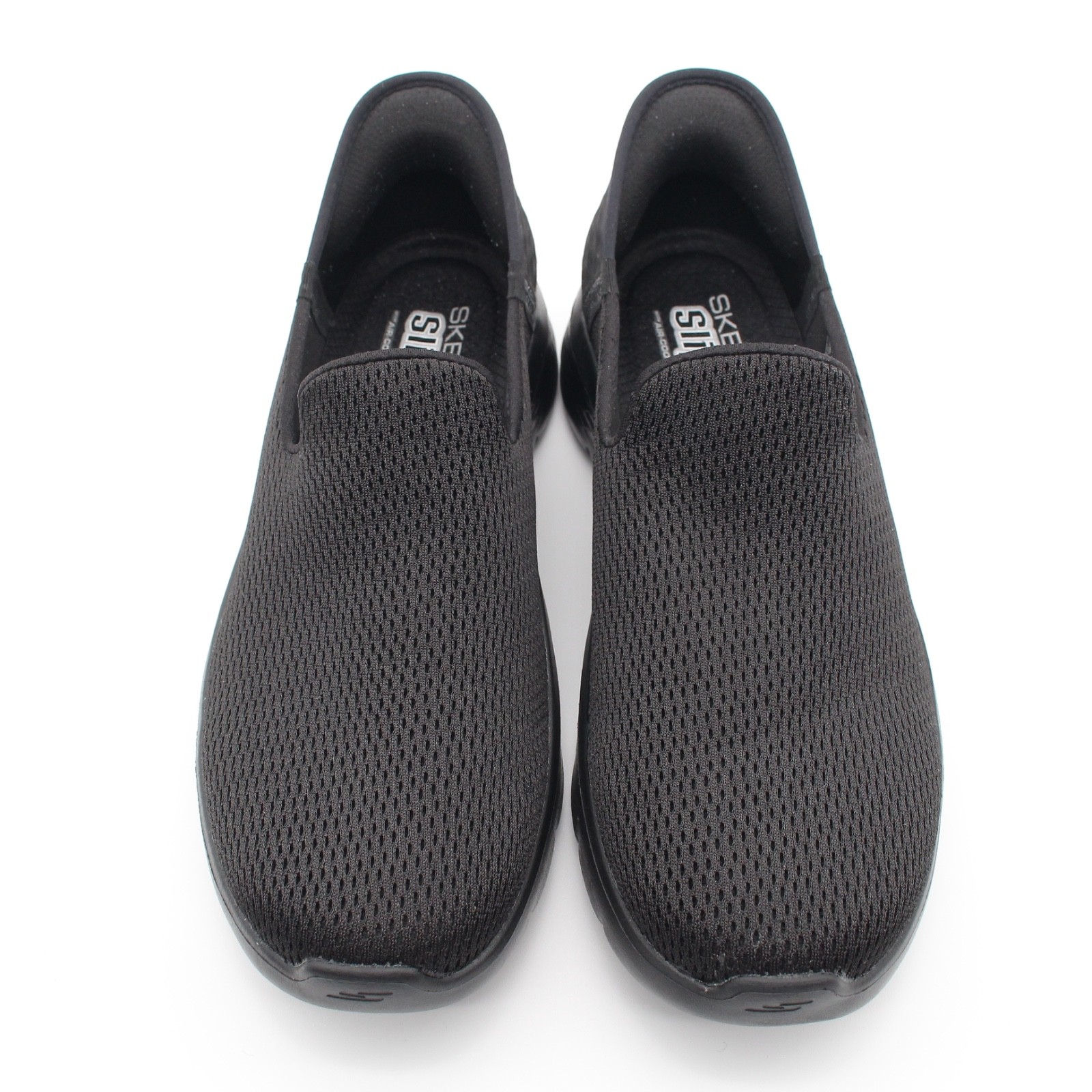 Skechers Slip Ins Go Walk Flex Relish Shoes Womens Size 10N Narrow Width Black