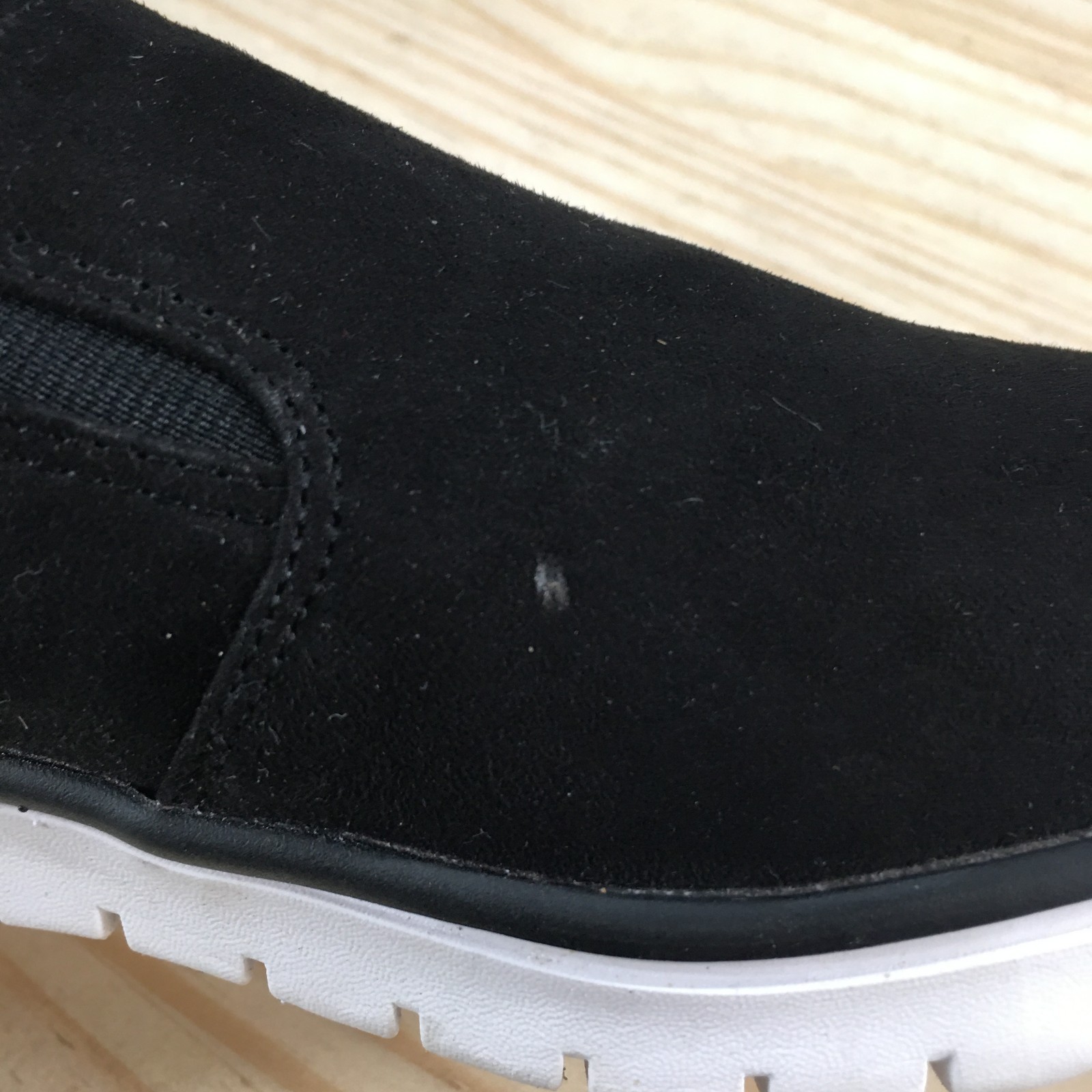 Ryka Shoes Womens 9.5 Wide Loafer Black Fabric Slip On Casual Round Toe Comfort