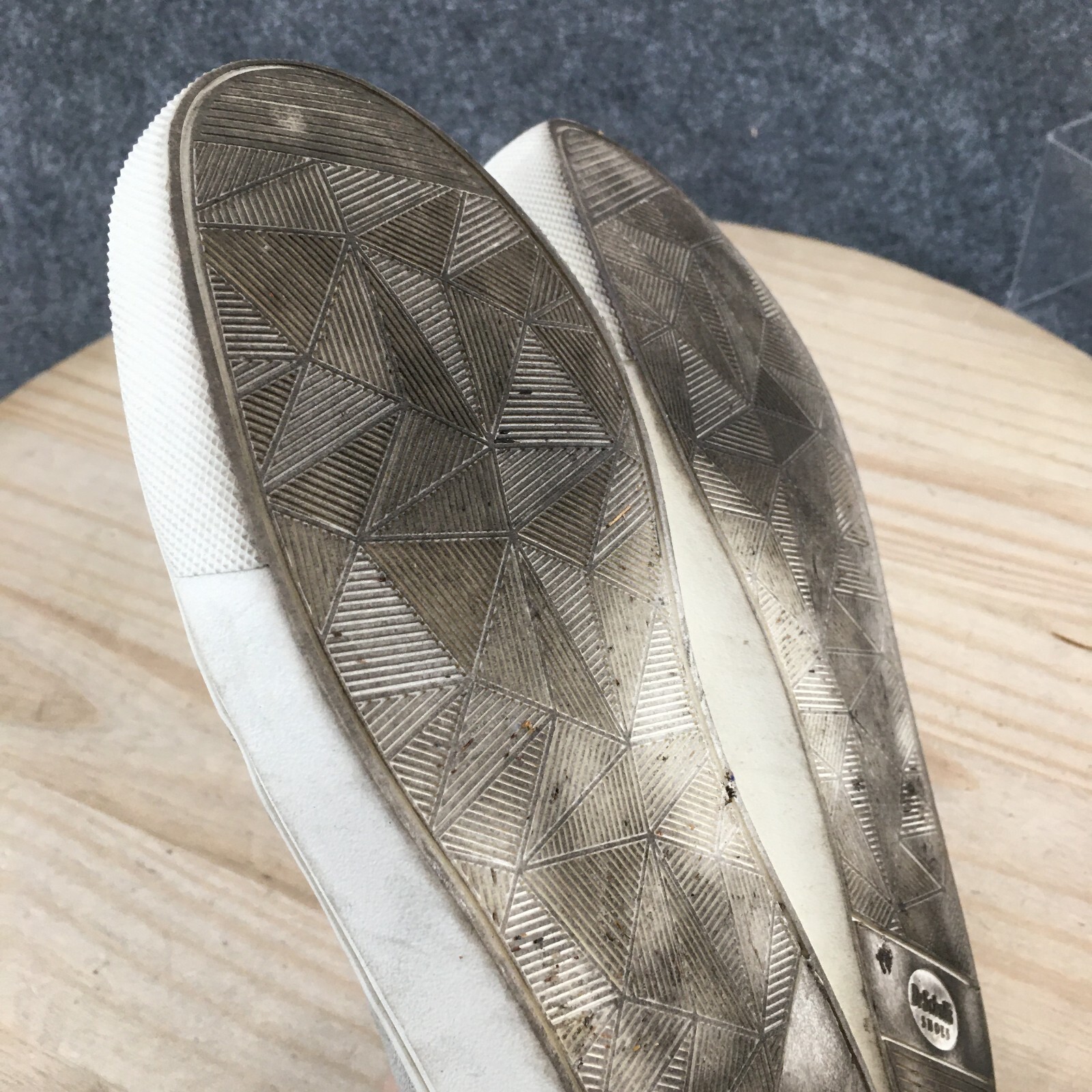 Dr. Scholls Shoes Womens 7M Nova Slip On Sneakers Gray Fabric Perforated Comfort