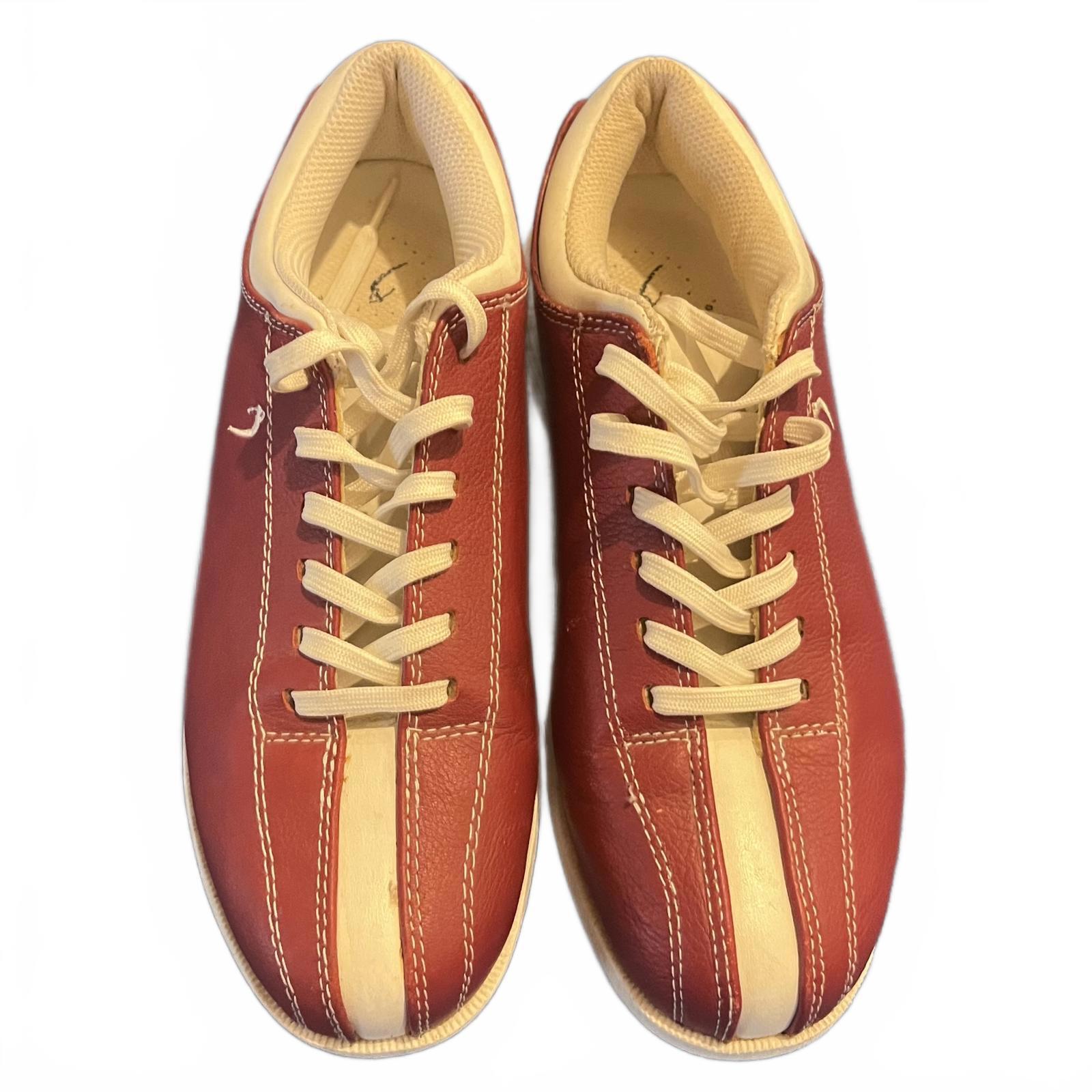 Stylish Red and Cream Golf Shoes – Size 6.5 M (USA)