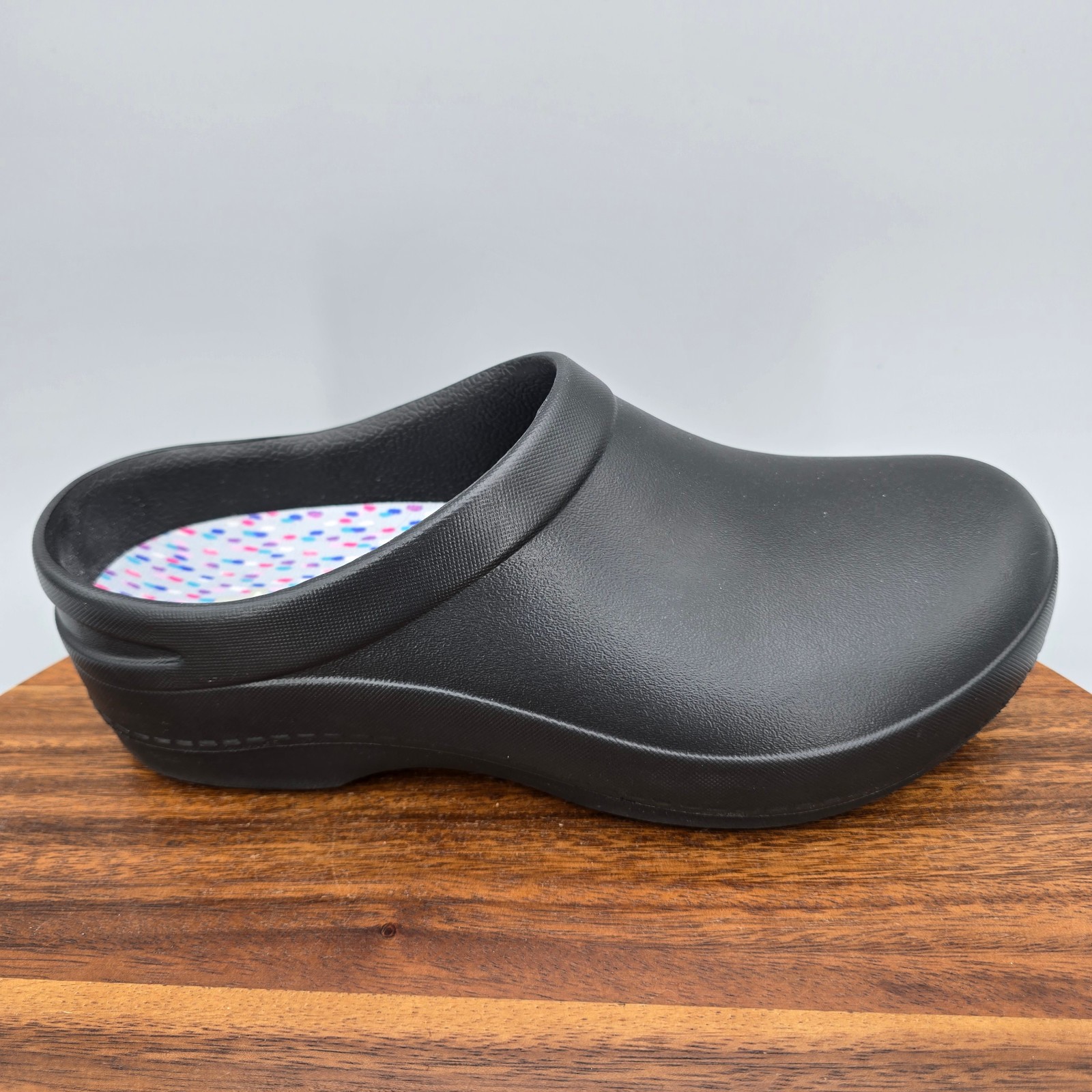 Dansko Kaci EVA Molded Shoes Womens 8.5 Black Slip Resistant Nursing Chef Clogs