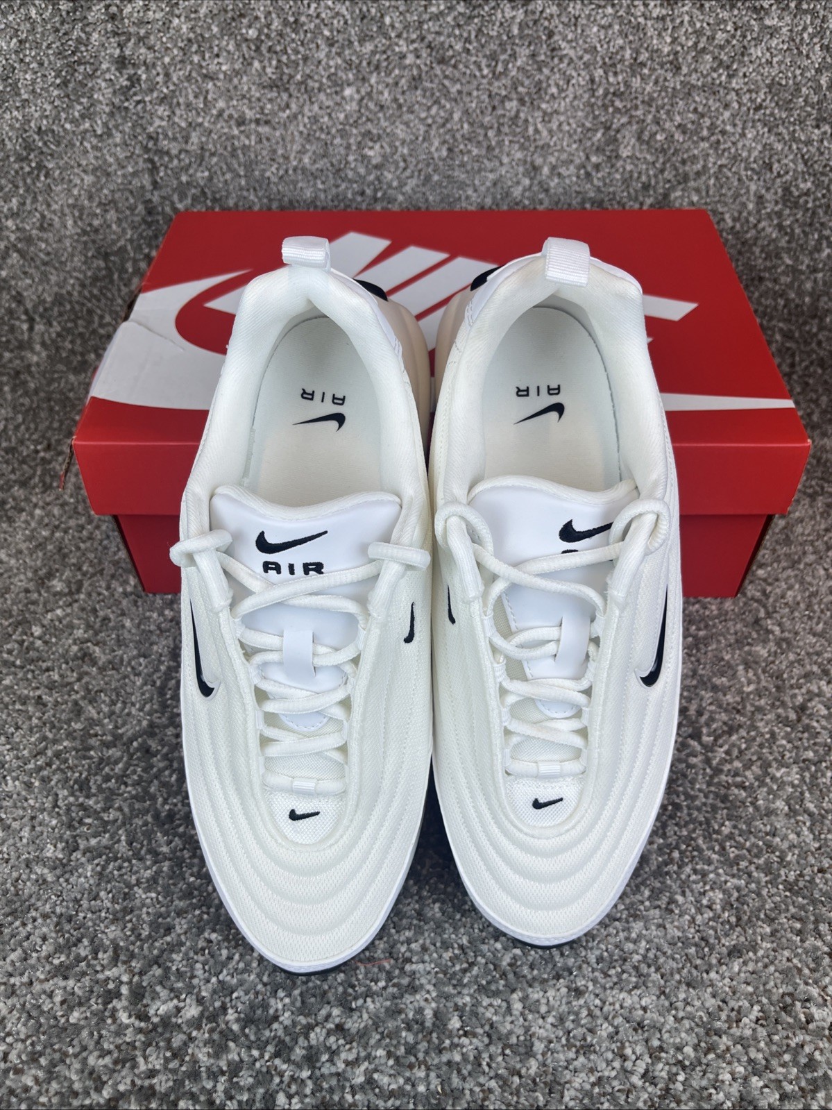 Womens Size 8-Nike Air Max Portal White Black HF3053-103 Sneaker