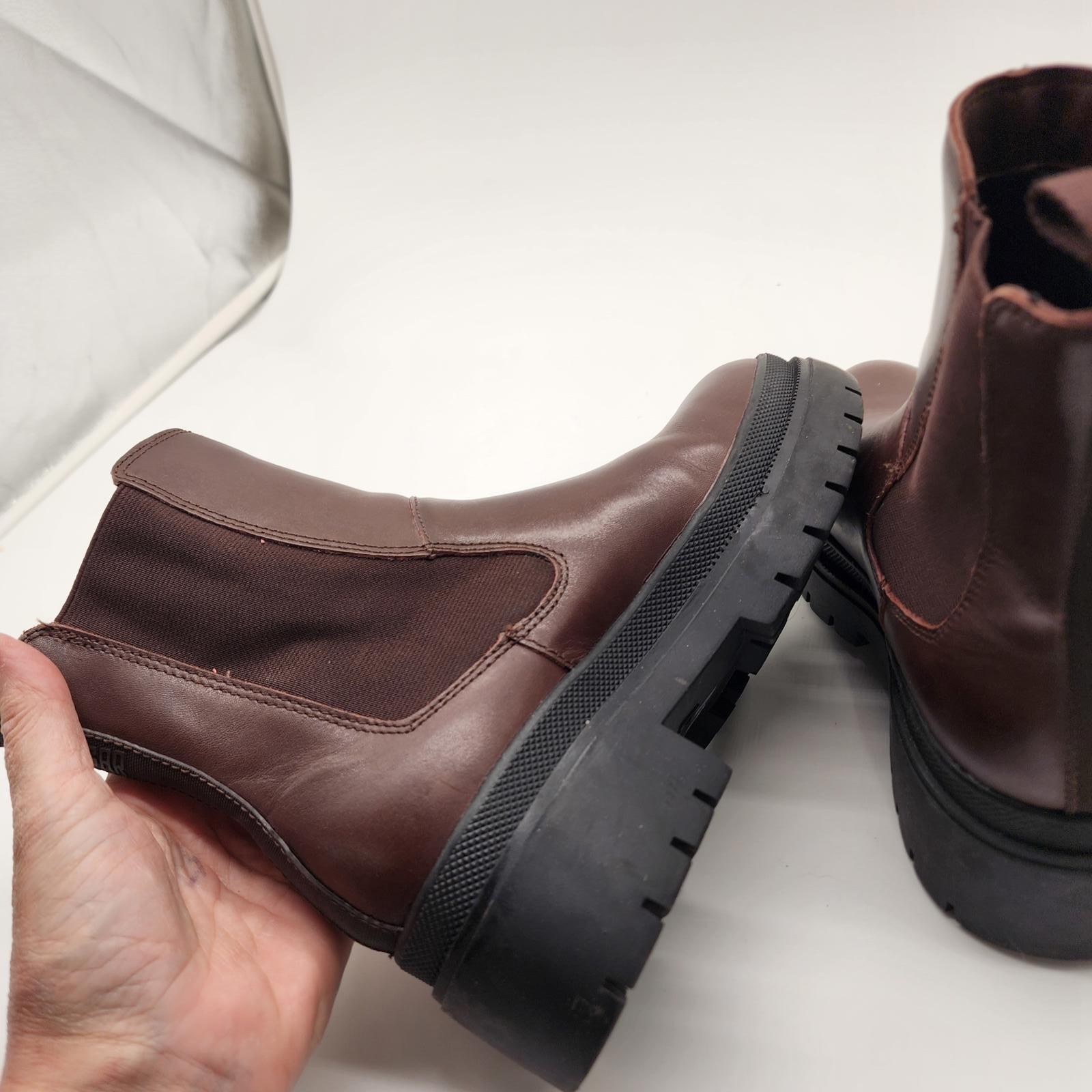 NEW Cougar Swinton Waterproof Leather Chelsea Boots Brown Size 7