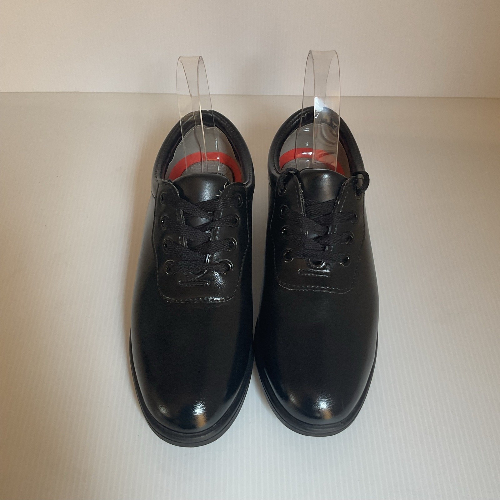 Dinkles Kids Black Dress Shoes Oxford Uniform School Shoes Size 3.5 Youth
