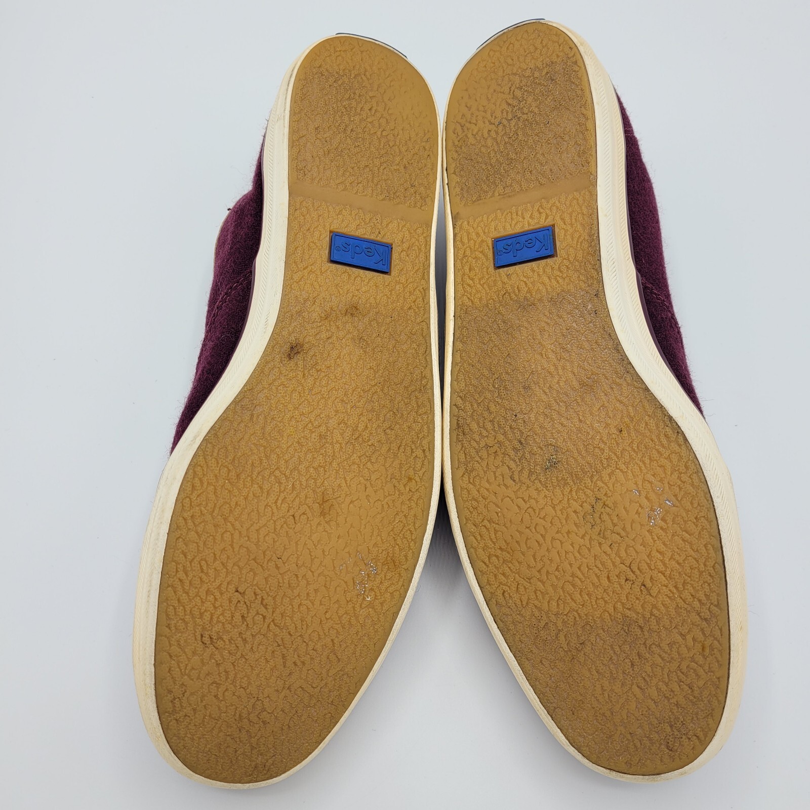 Keds Champion Wool Blend Burgundy Red Lace up Casual Sneakers Shoes Women’s 9.5