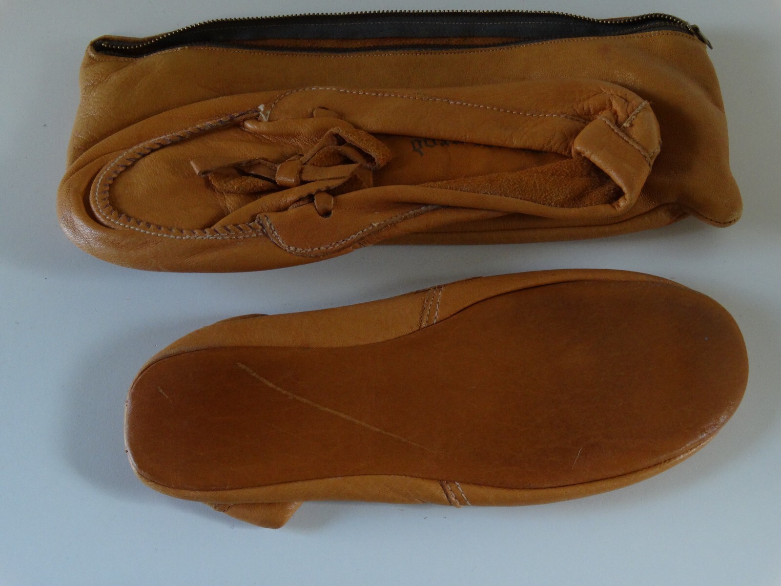 nimrod Moccasins Evans Standard Women’s 6 Handcrafted In USA 100% Leather