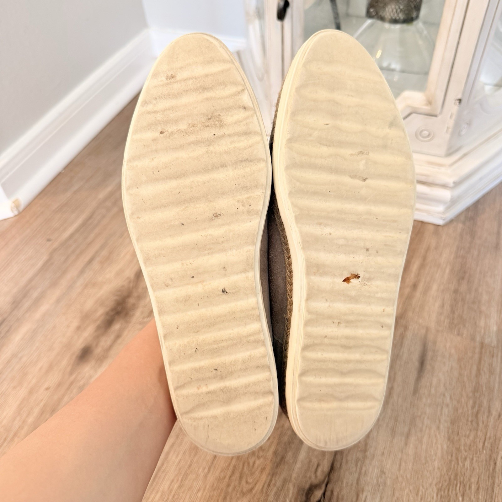 Vince Dillon Slip On Shoes Suede Women’s Size 8.5 M Suede Neutral Espadrille