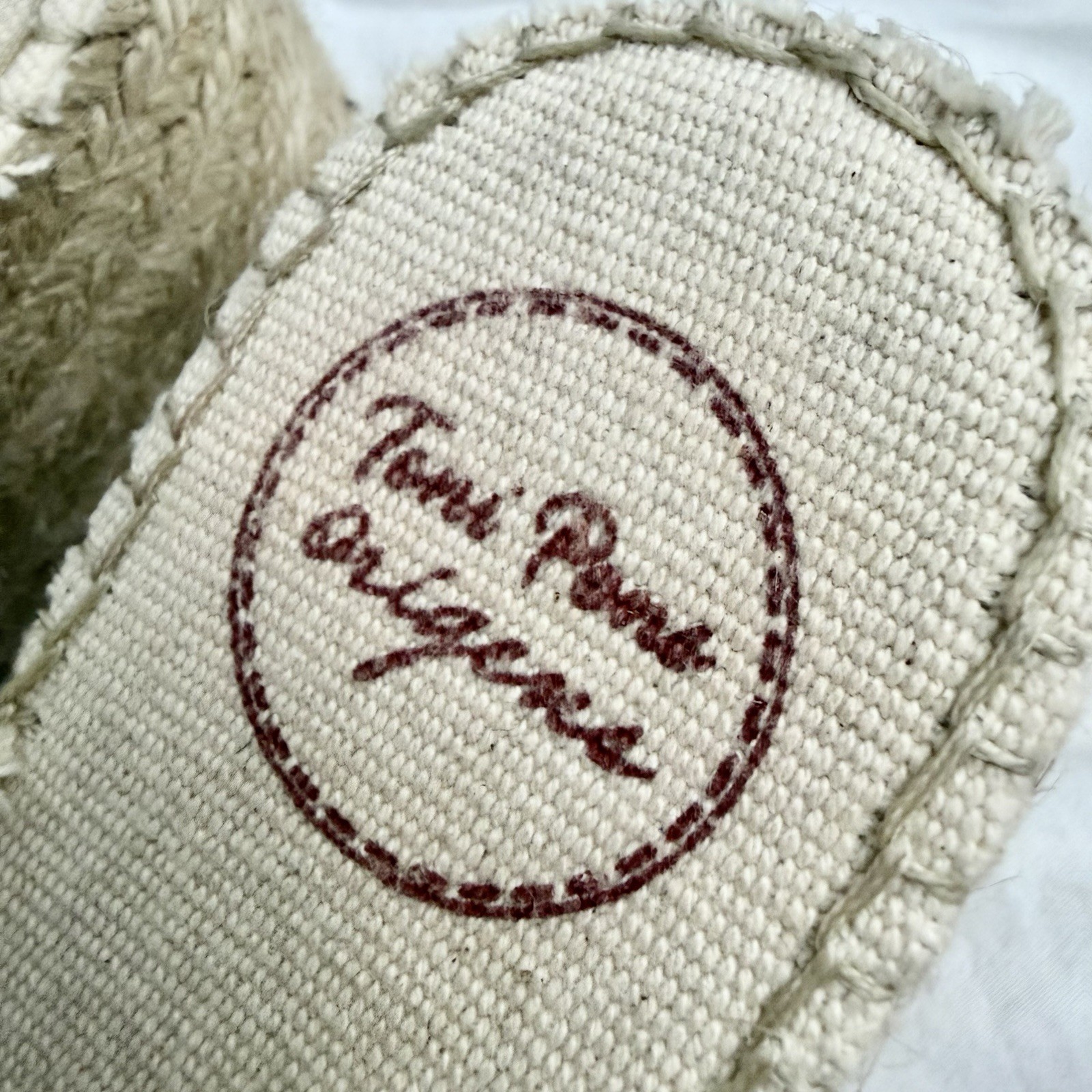 Toni Pons Canvas Espadrille Wedge Mule Slides Women’s EU 40 Made in Spain