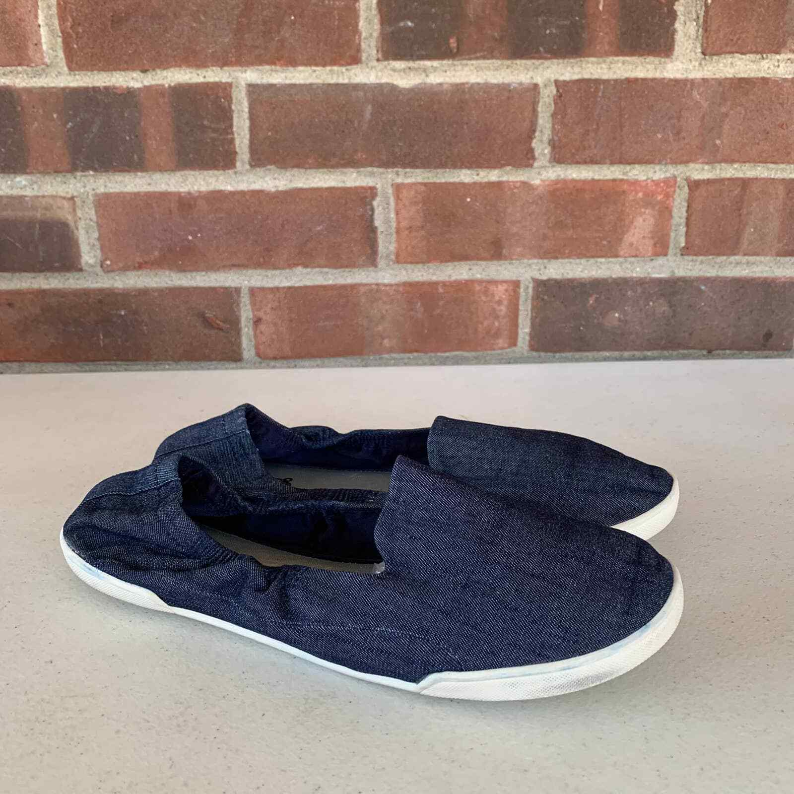 Carlos by Carlos Santana Malina Denim Fabric Slip-on Flats Women’s US 7 M