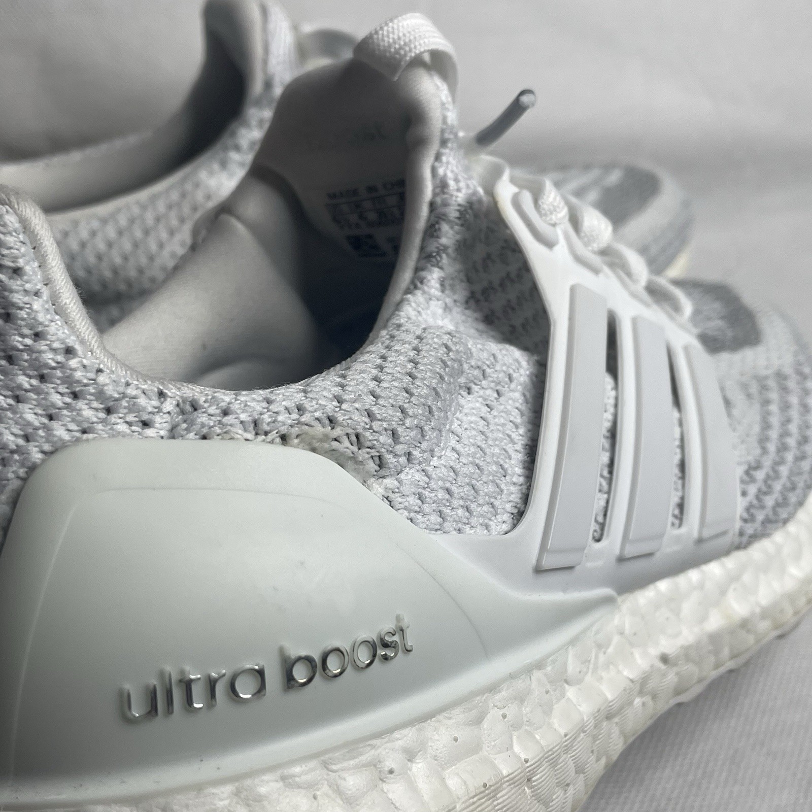 Adidas Ultraboost Cloud White Womens US 6.5 EU 39 1/3 Running Shoes Ice Grey