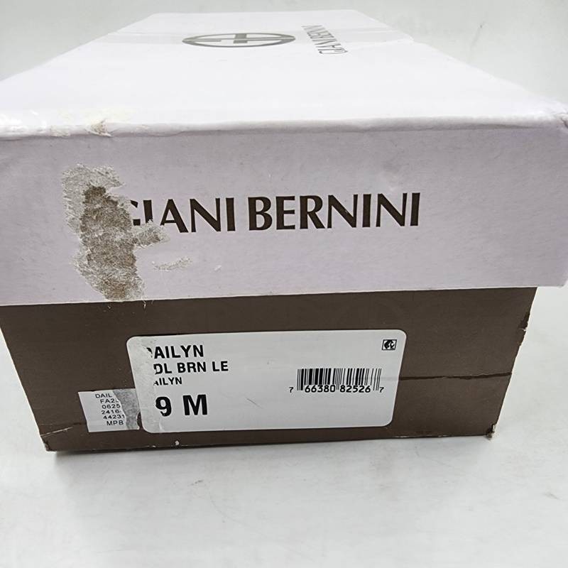 Giani Bernini Dailyn Slip On Driver Loafers Women’s 9M Saddle Brown Leather