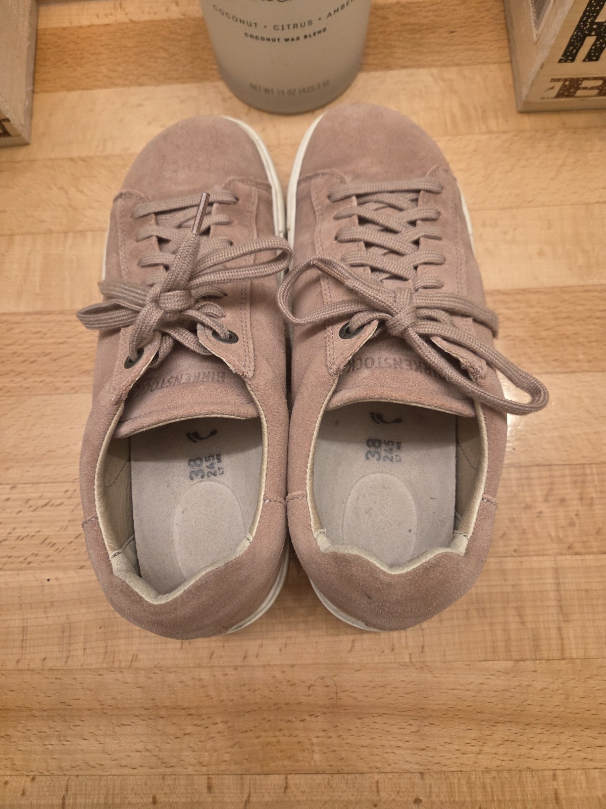 Birkenstock Bend Low Sneakers “Pink Clay” Suede Women’s Size 38