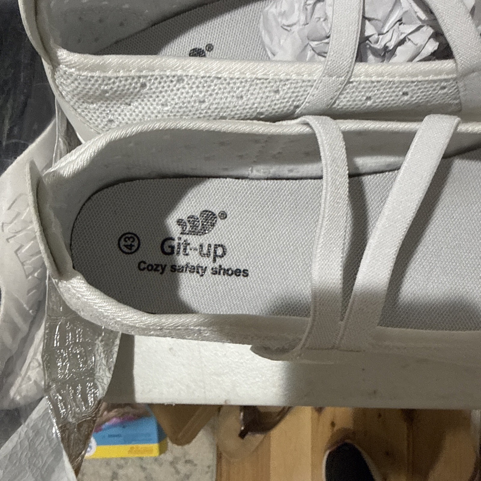 Git-up Women’s White Shoes 43(10.5) Made In Italy Leather New Never Worn