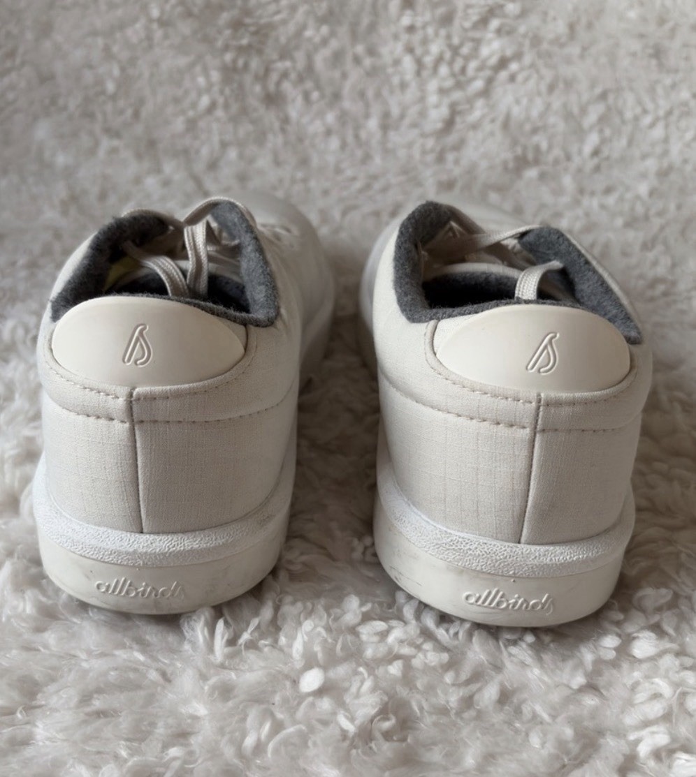 Allbirds Pipers Woven Merino Wool Sneaker Women’s US 8 Natural White