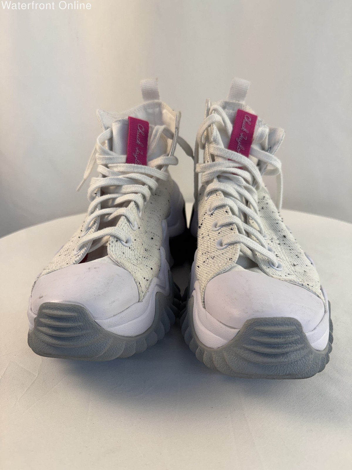 Converse Run Star Motion Platform 90’s Marbled White Spotted Sneaker Women’s 11