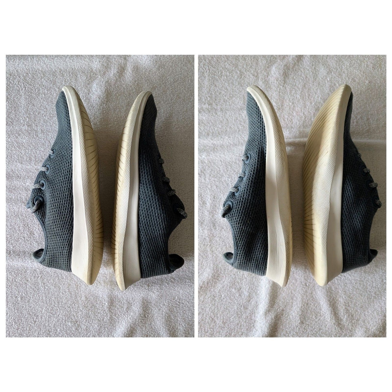 Allbirds Tree Runners Women’s Sz 10 Blue Gray Sustainable Knit Sneakers