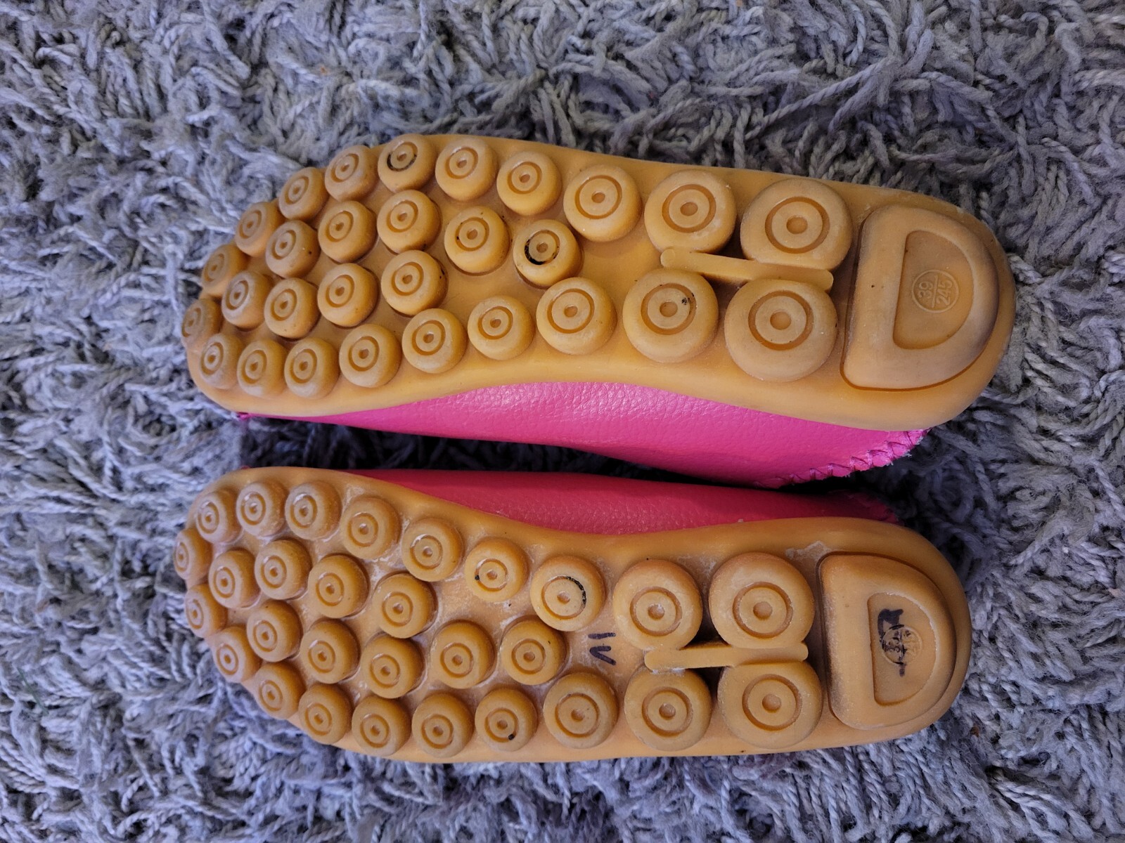 🔥Venus Celia Hot Pink Leather Comfort Womens Walking Driving Loafer Shoes Sz 39