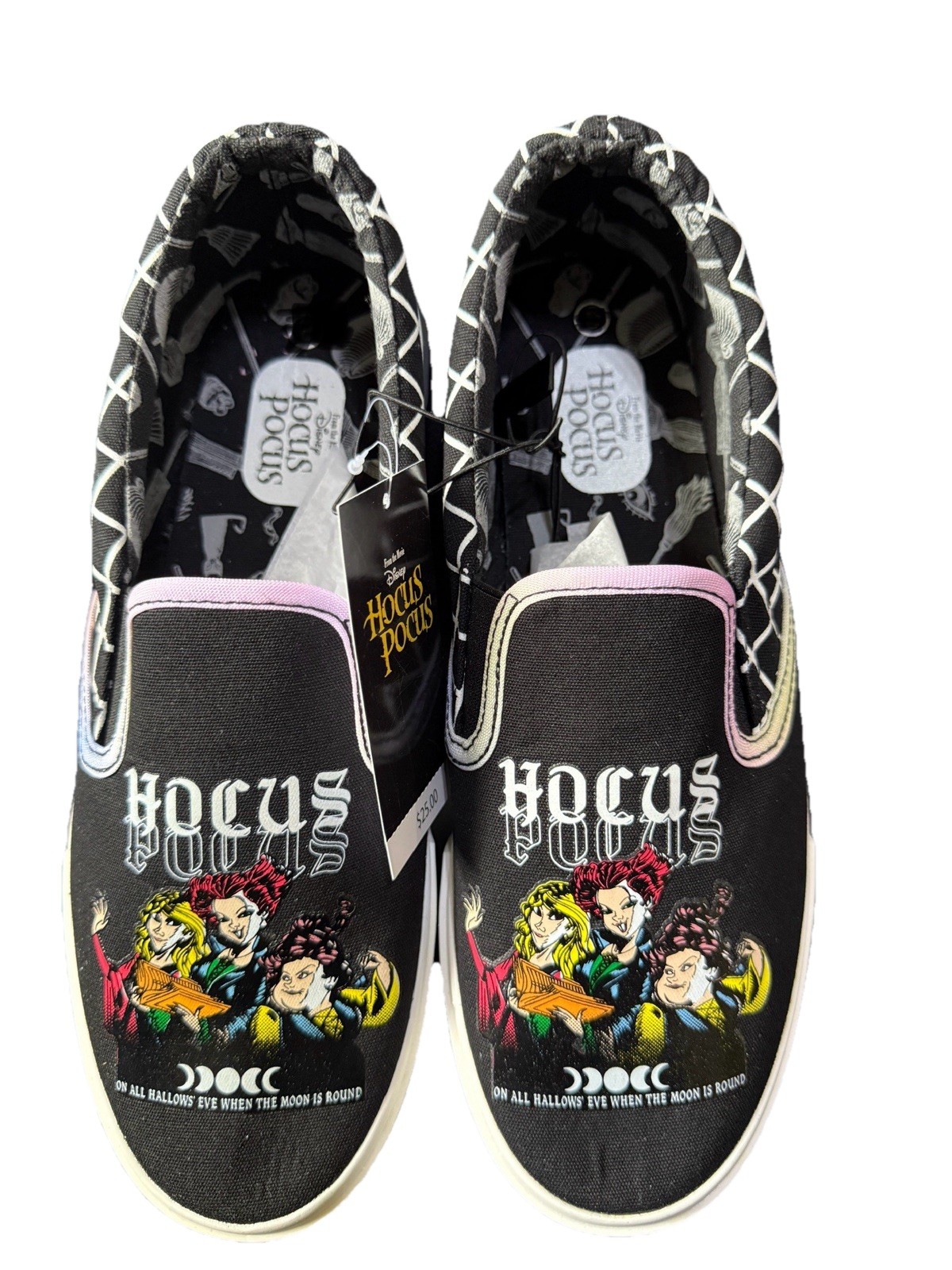 Disney Hocus Pocus Slip On Shoes by GROUNDUP # Size 7