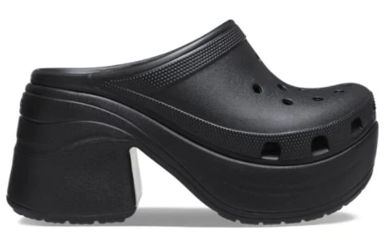 Crocs Siren Clog Mule Croslite Platform UNISEX 208547-001 BLK (Size M10/W12) NWT