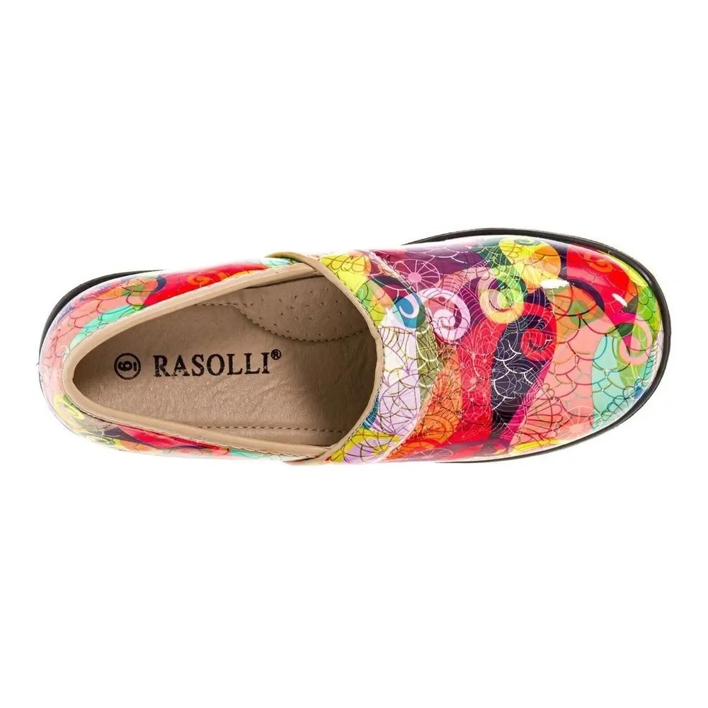 Rasolli Dannis Comfortable Clog Paisley for Women