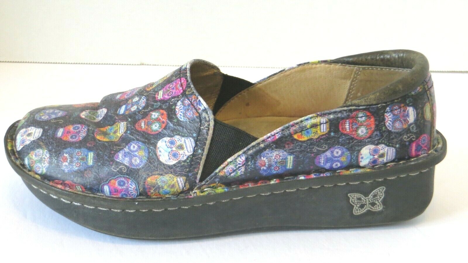 Alegria Shoes Womens European Size 37 Clog Deb 484 Cinco De Mayo Halloween Spook