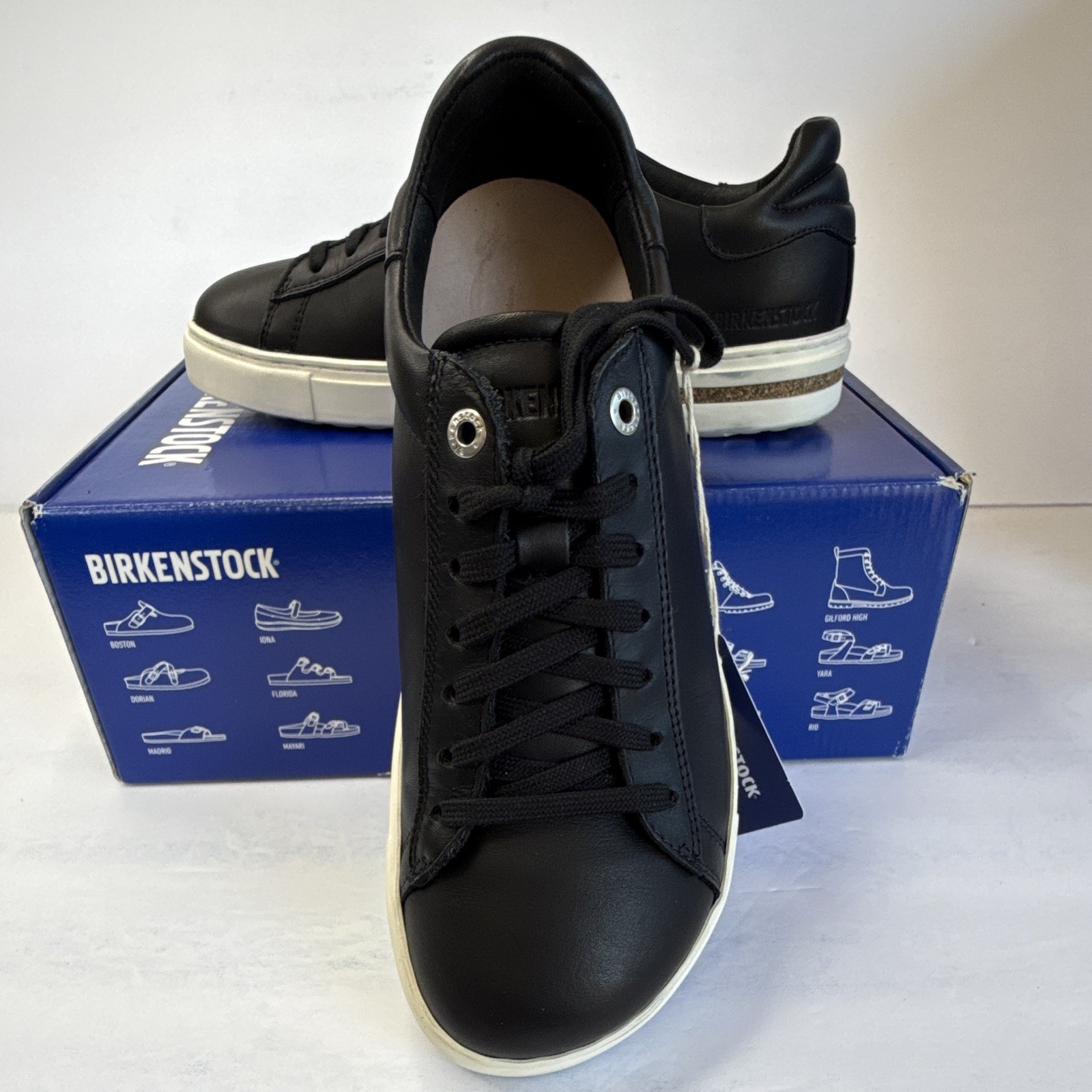 Birkenstock Bend Low – Black Women’s Leather Sneakers EU 38 US women’s size 7
