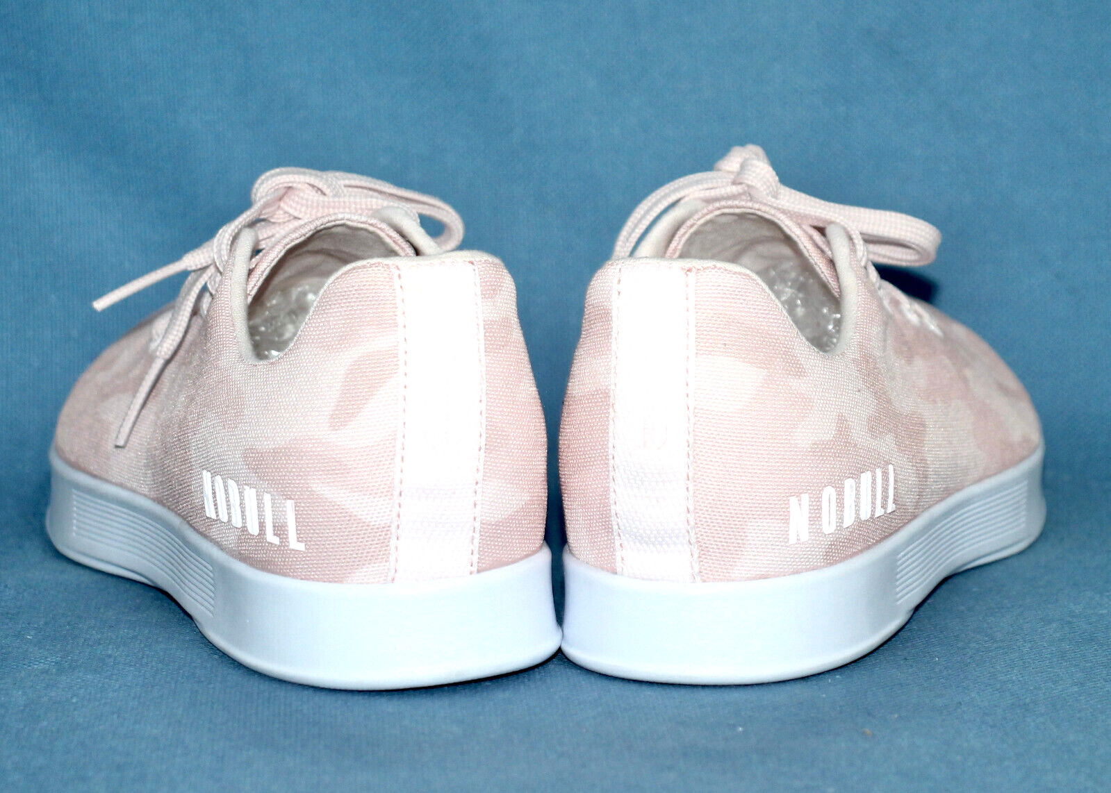 NOBULL Pink Camo CanvasTrainer Sneaker Women 8.5 Men 7 Low Top Lace Up