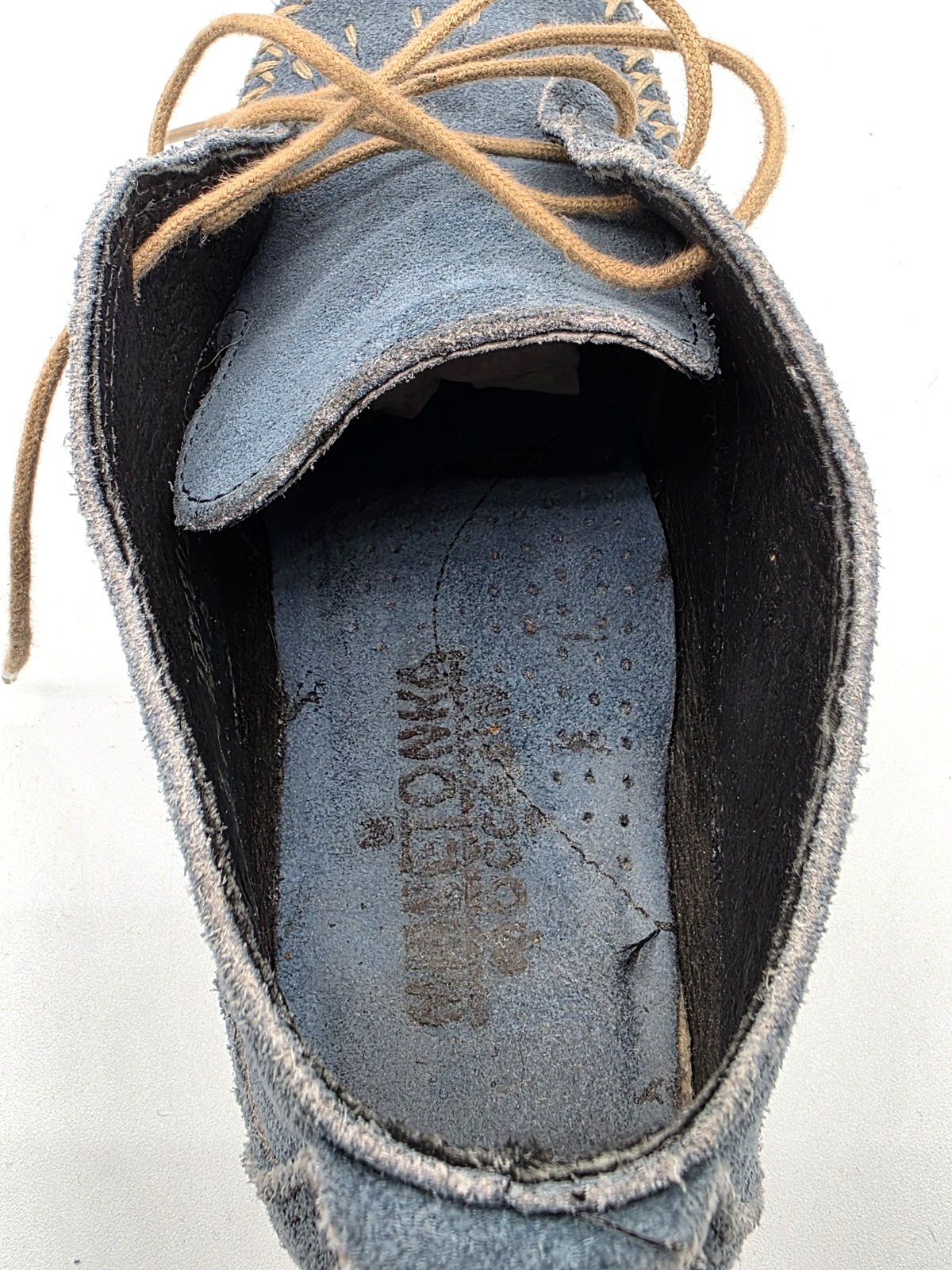 Minnetonka Ankle Boot Moccasin Shoes Suede Lace Up Southwestern Boho Cowgirl 6