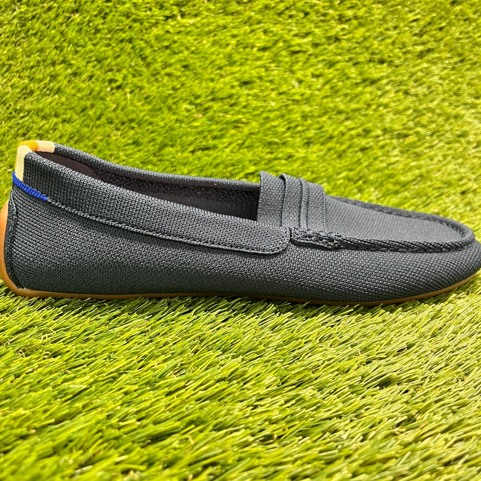 Rothy’s The Driver Womens Size 8 Blue Casual Walking Slip On Loafers Shoes