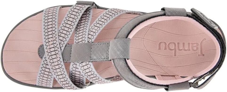 NWT Jsport by Jambu Water Ready Sandal Shoe Size 10 Gray Pink $59 1SH46