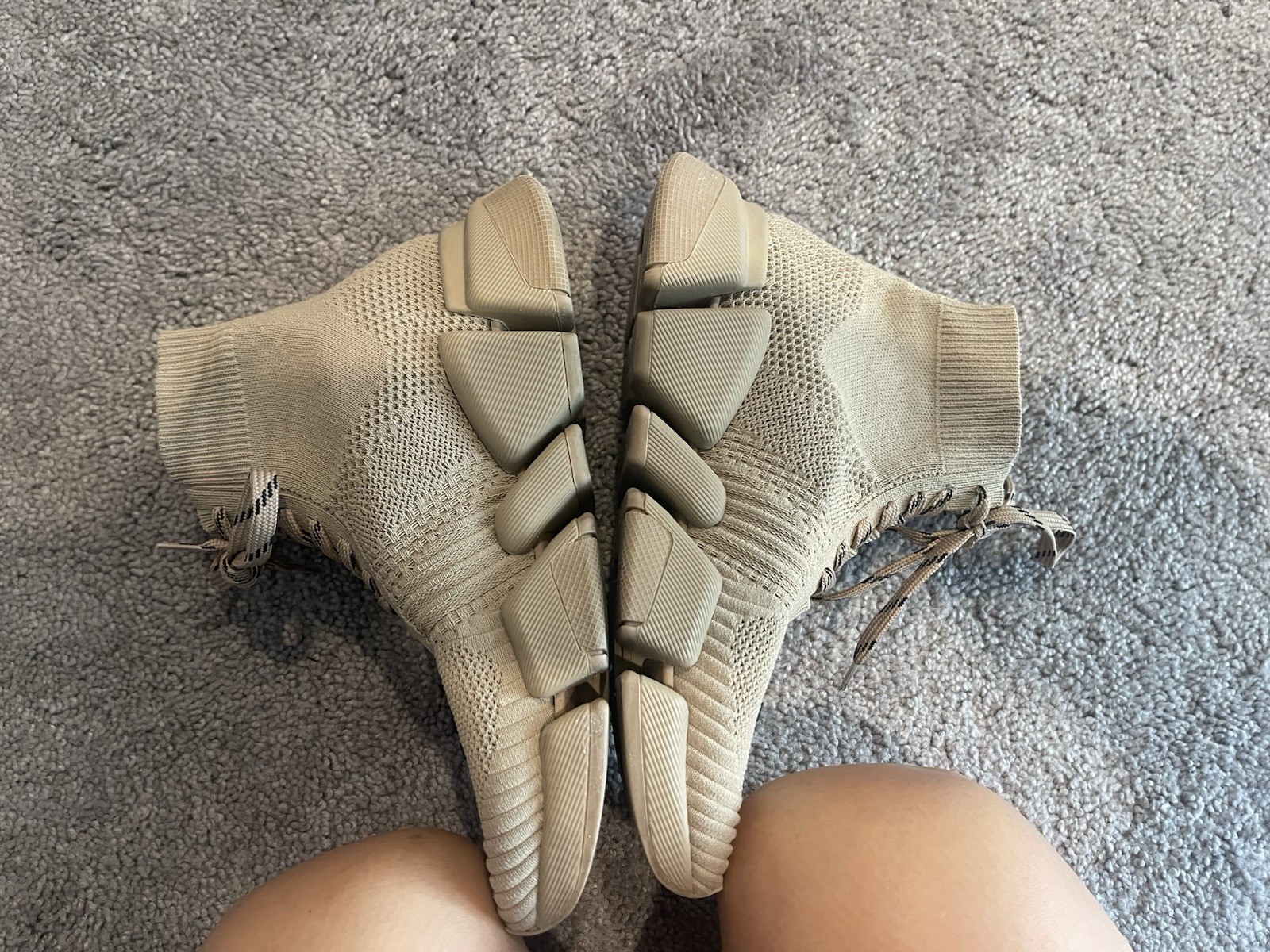 BalenciagaSpeed 2.0 Textured Logo High Top Sneaker Women’s size usa 6