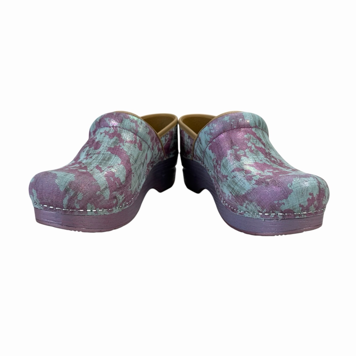 Dansko Pro Iridescent Candy Sky Clogs Women’s Sizes 37 – 39 EU Wide