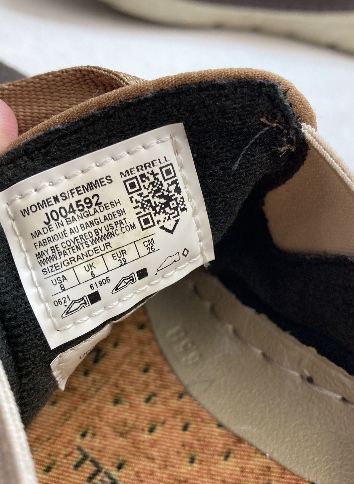Merrell Juno Felt Pull-On Espresso Brown Slip On Mules Clogs Women’s Size 8