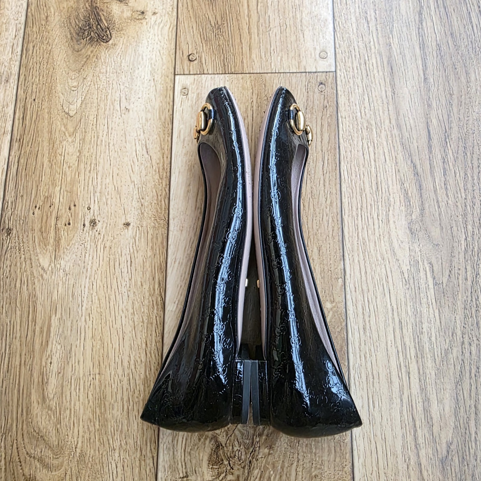 GUCCI HORSEBIT MICROGUCCISIMA BALLET FLATS SIZE 37 EU, 6.5 US, 4 UK
