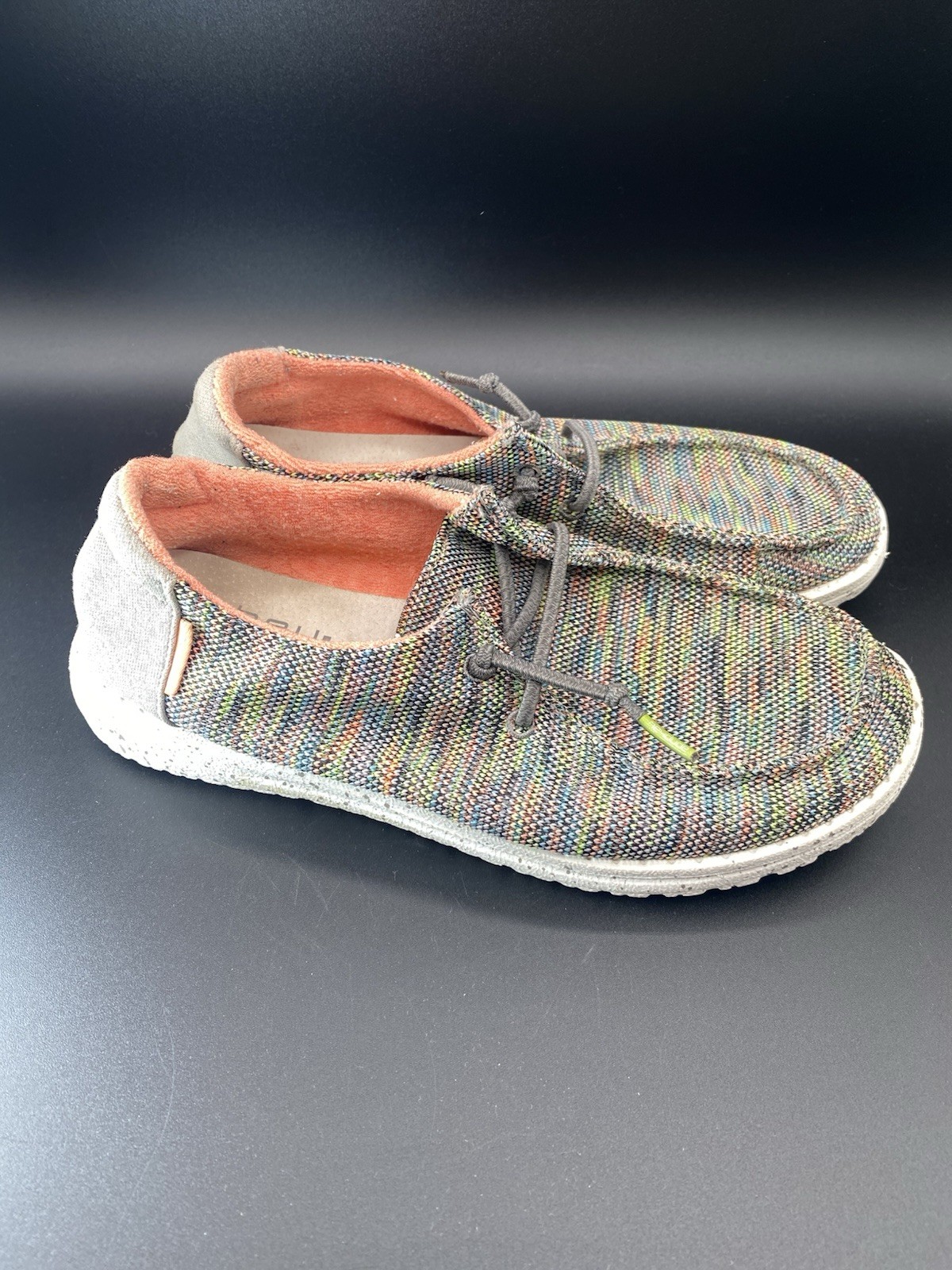 Hey Dude Shoes Women’s Size: 7 Wendy Sox Peacock Pink Lace Up