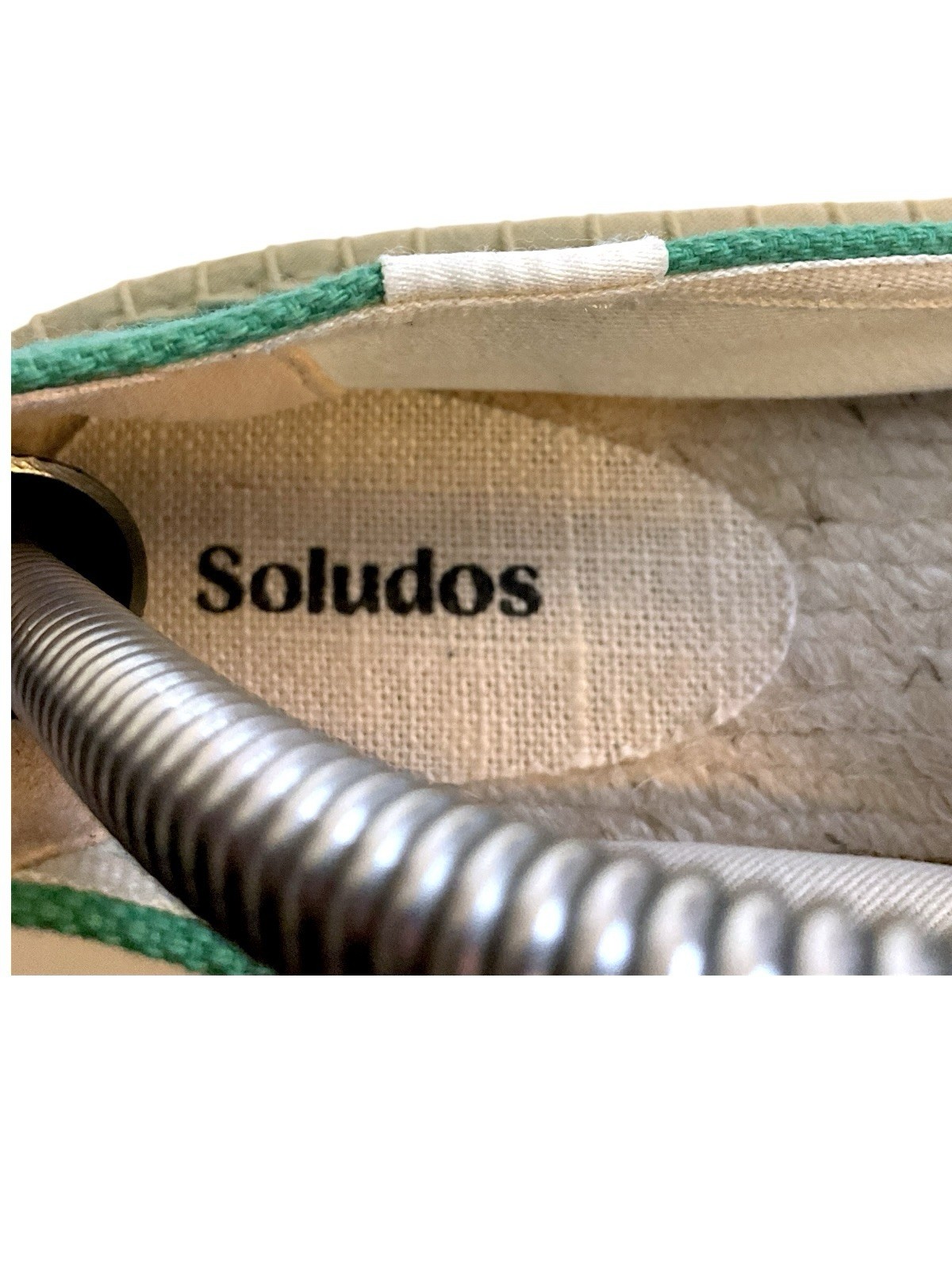 Soludos Original Espadrille Dali Shoes Women’s Size 11 Green Canvas Slip On