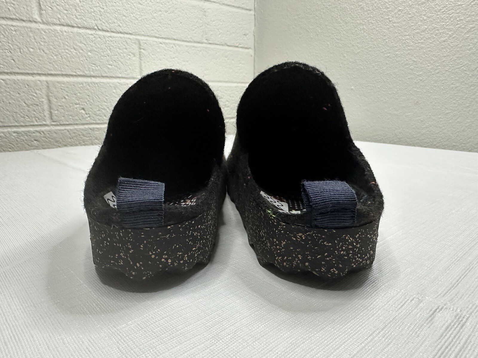 Asportuguesas by Fly London Come Slip On Shoes Mules Size 5.5 US Black LED