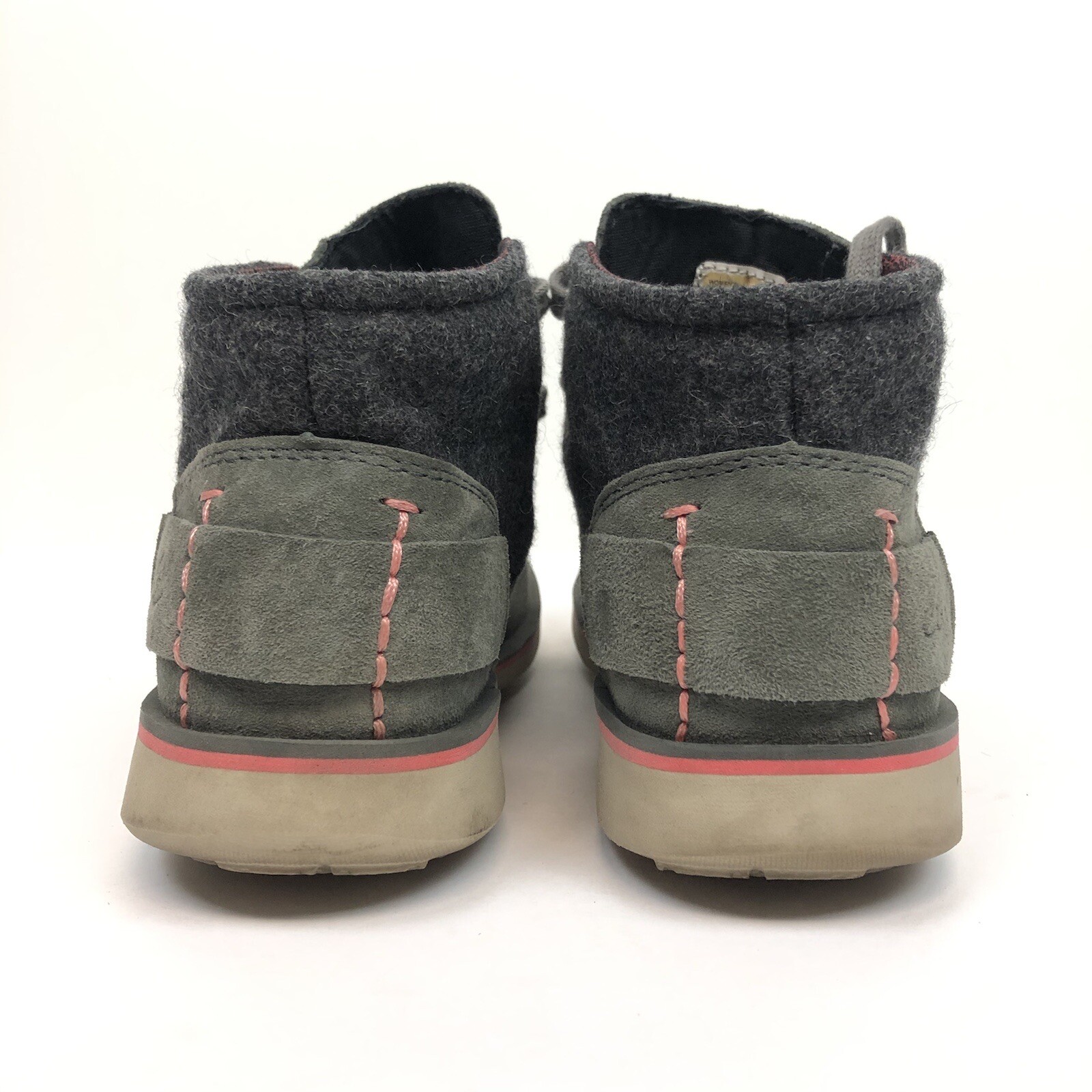 CUSHE Manuka Lite Desert Womens Lace Up Chukka Sz US 5 EU 36 Charcoal Comfort