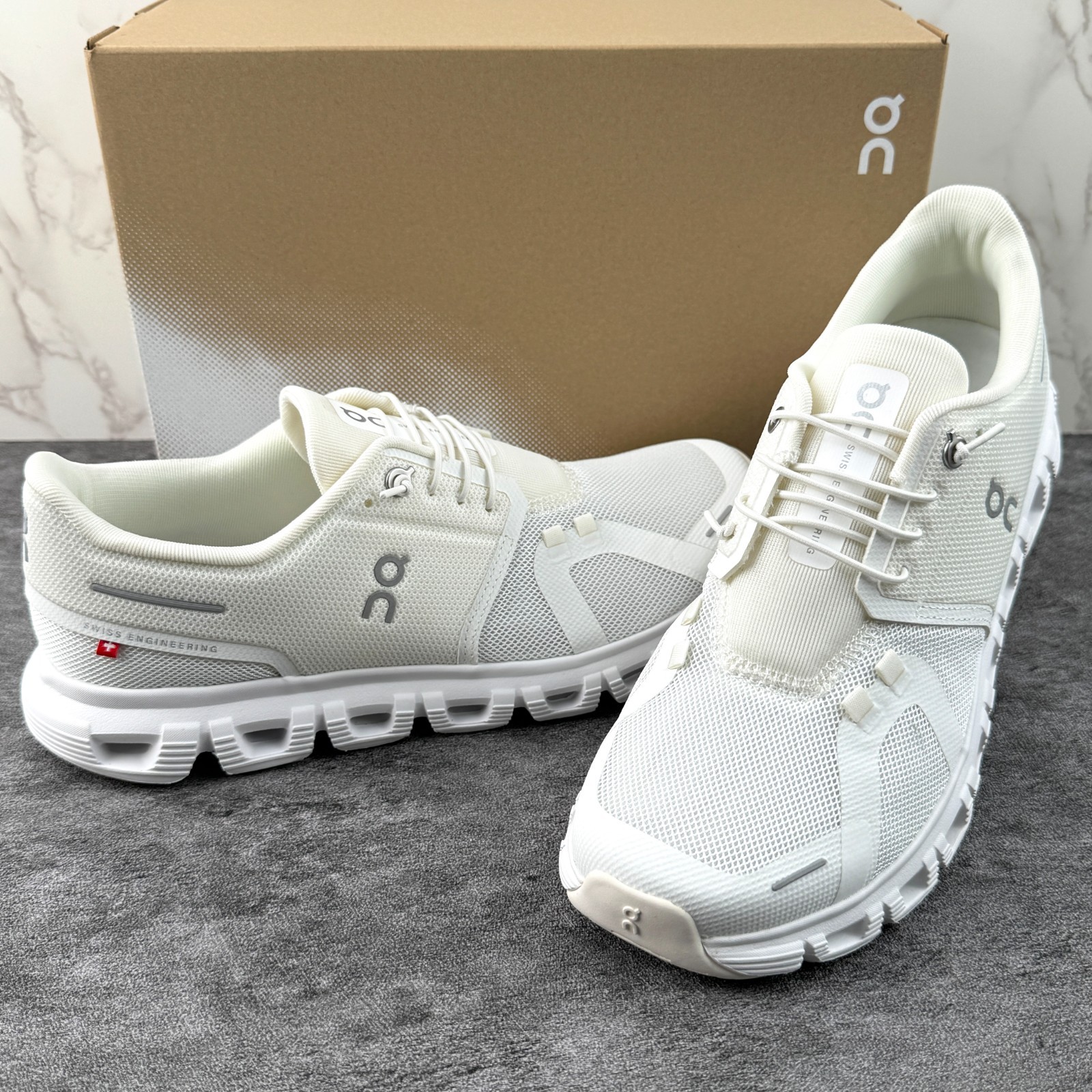 NEW On Cloud 6 Women’s Running Shoes White|White US 6-9.5 3WF10061200