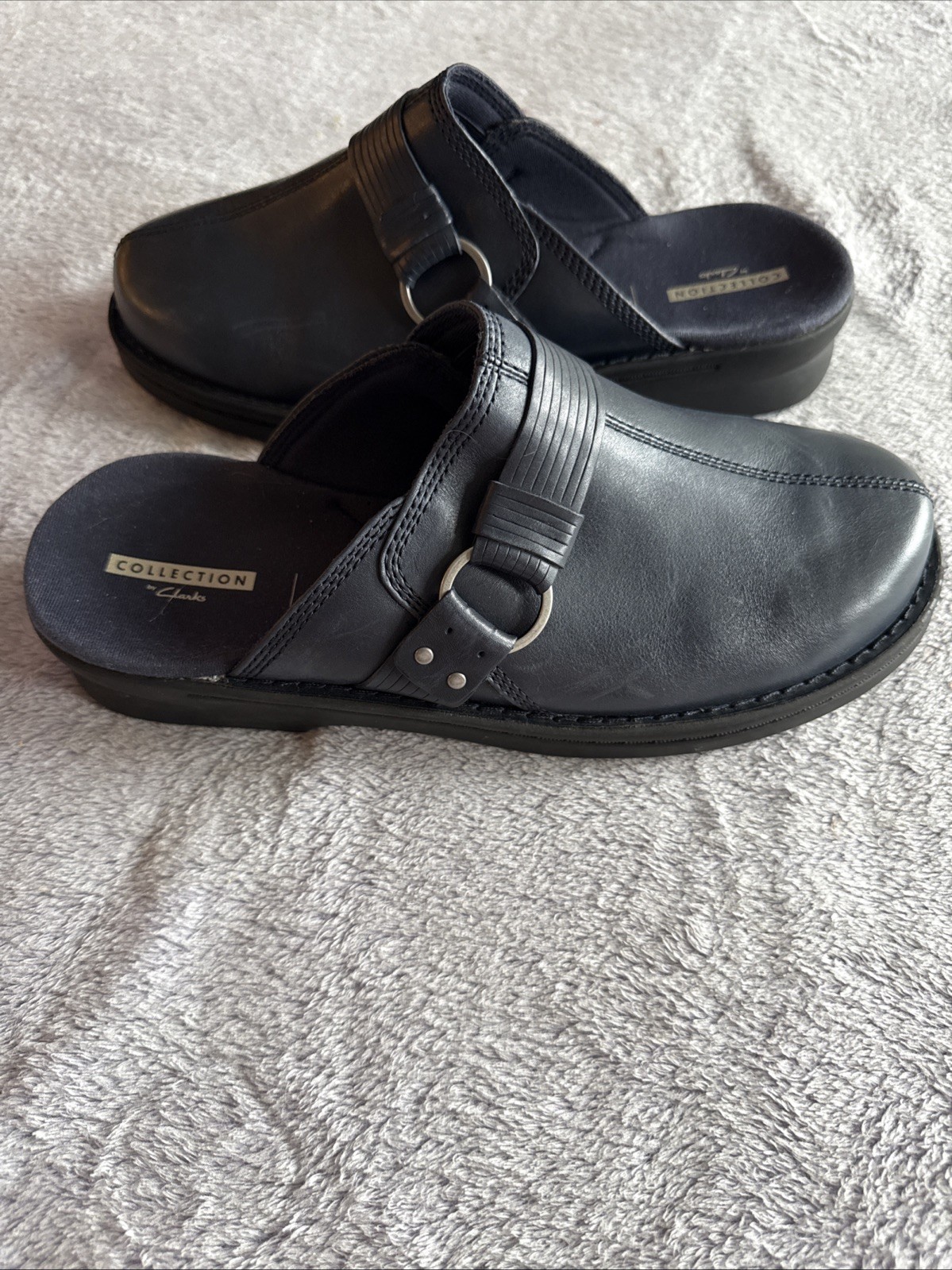 Clark’s Collection Soft Cushion Black Slip On Women’s Size 5.5