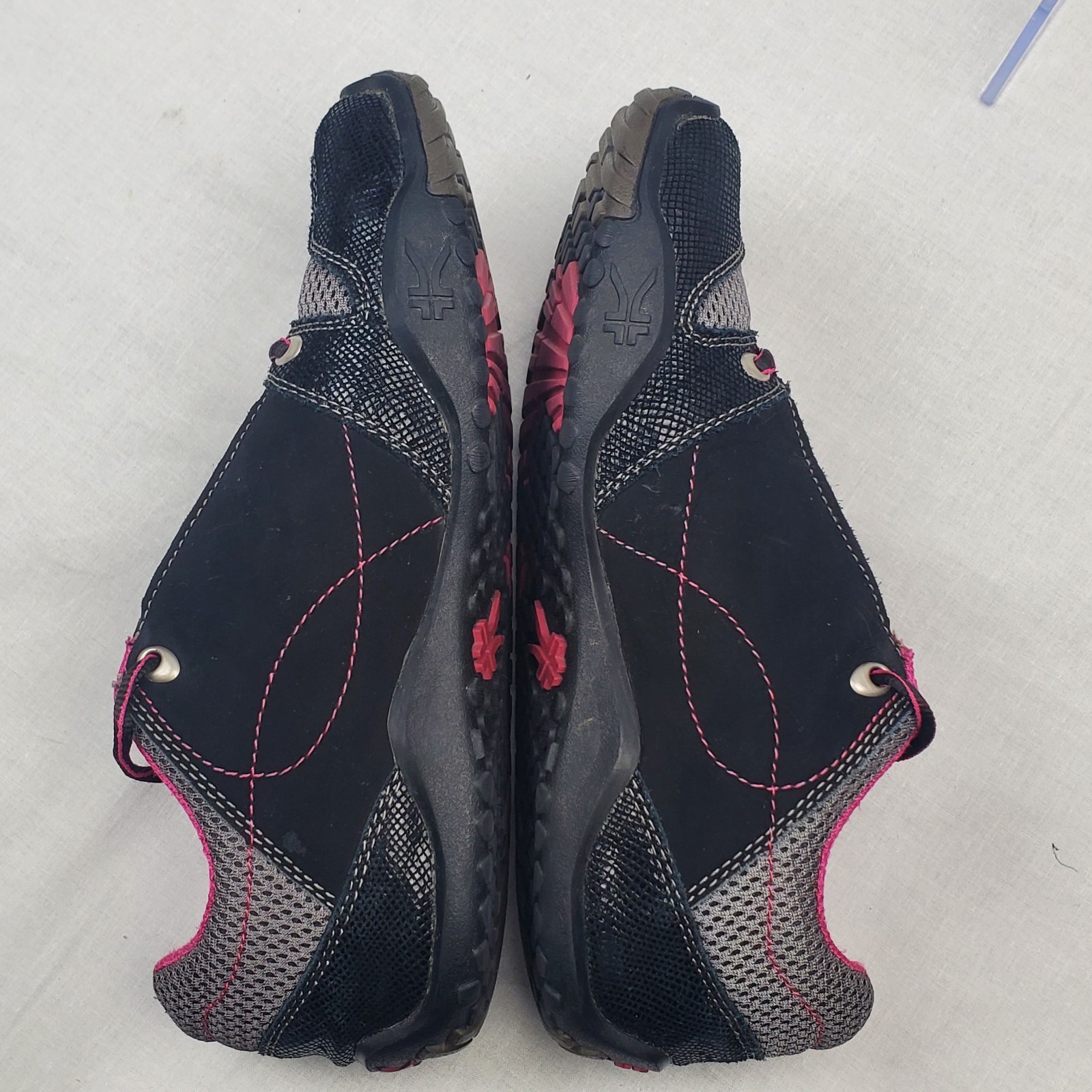Kuru Kruzr II Hiking Walking Orthopedic Shoes Sneakers Womens Size 9 Black Pink