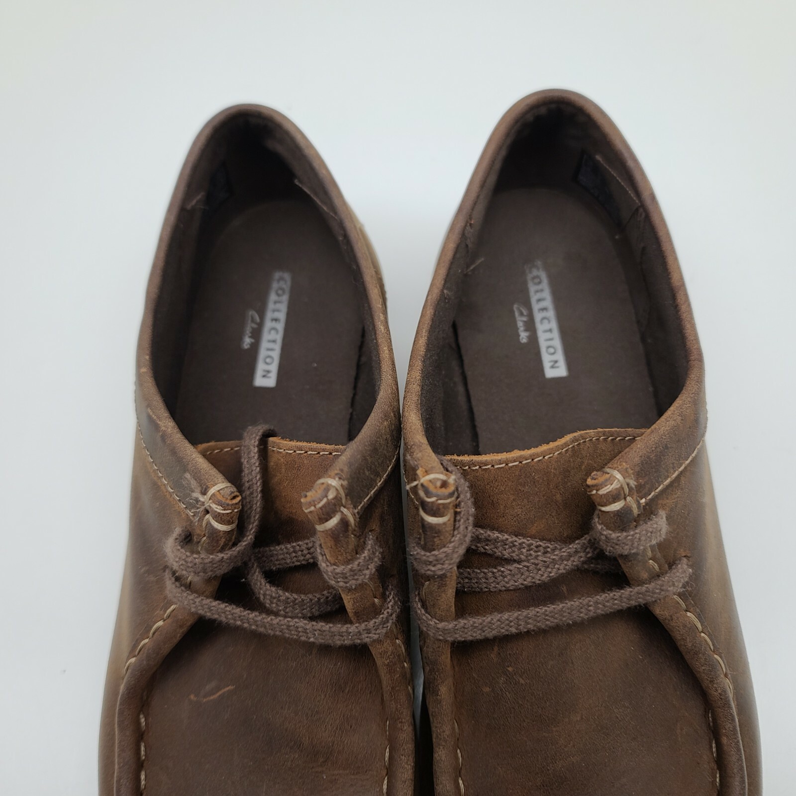 Clarks Trade Wind Women Size 8 M Leather Brown Crepe Sole Walking Desert
