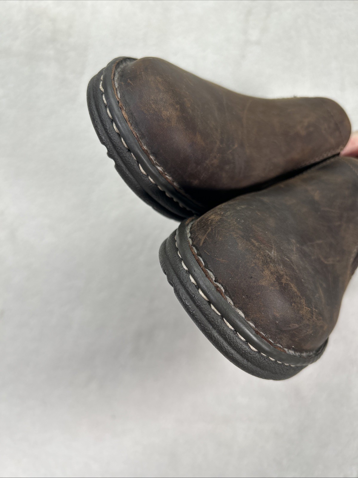 Ariat Traverse Distressed Brown Slip On Casual Western Work Shoes Women’s Sz 8 B