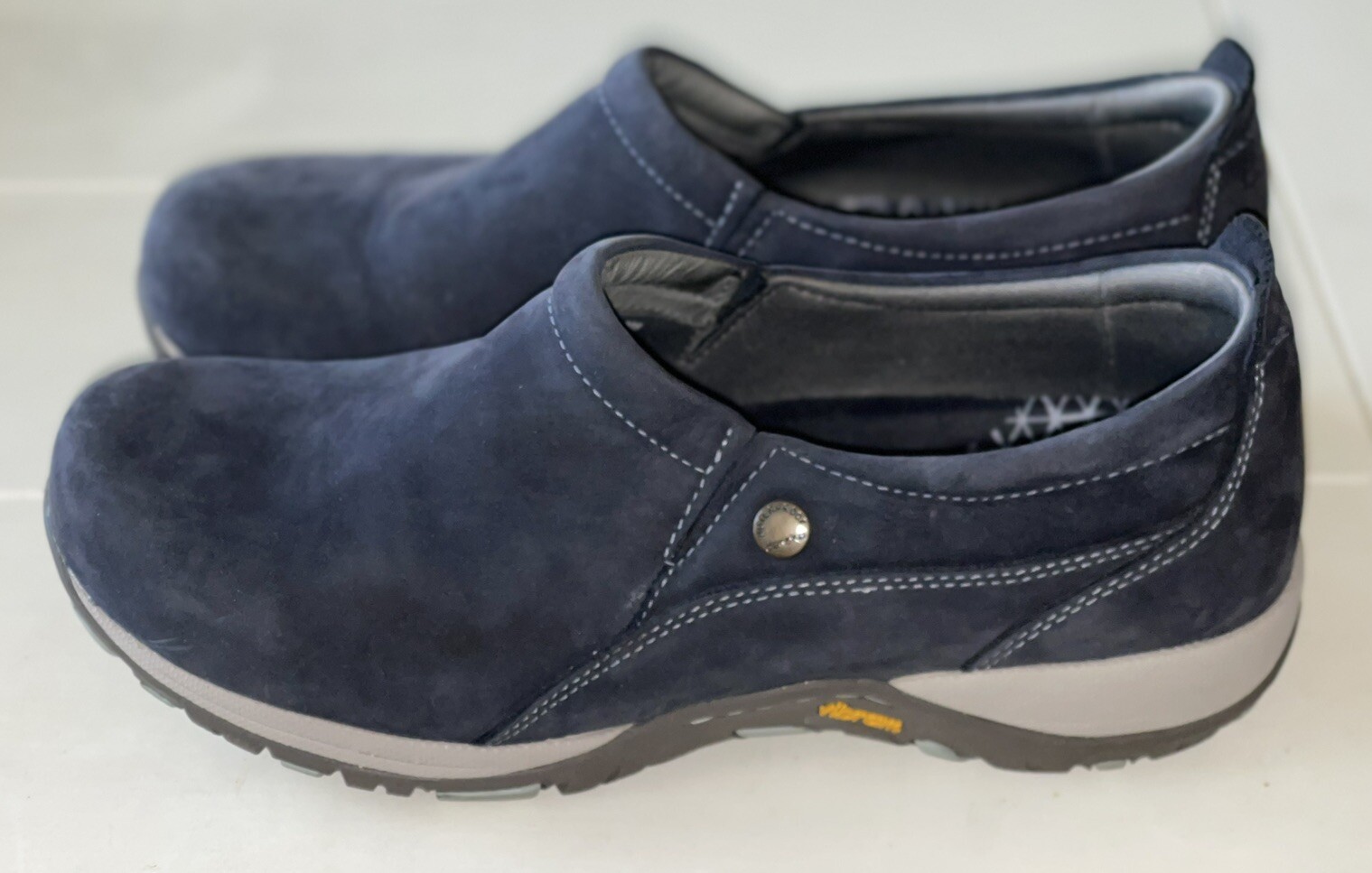 Dansko Patti Women’s Casual Shoes, Navy Milled Nubuck, W40