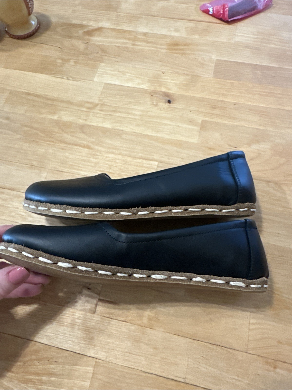 Nefes Grounding Shoes Black Handmade Woman’s Sz 5