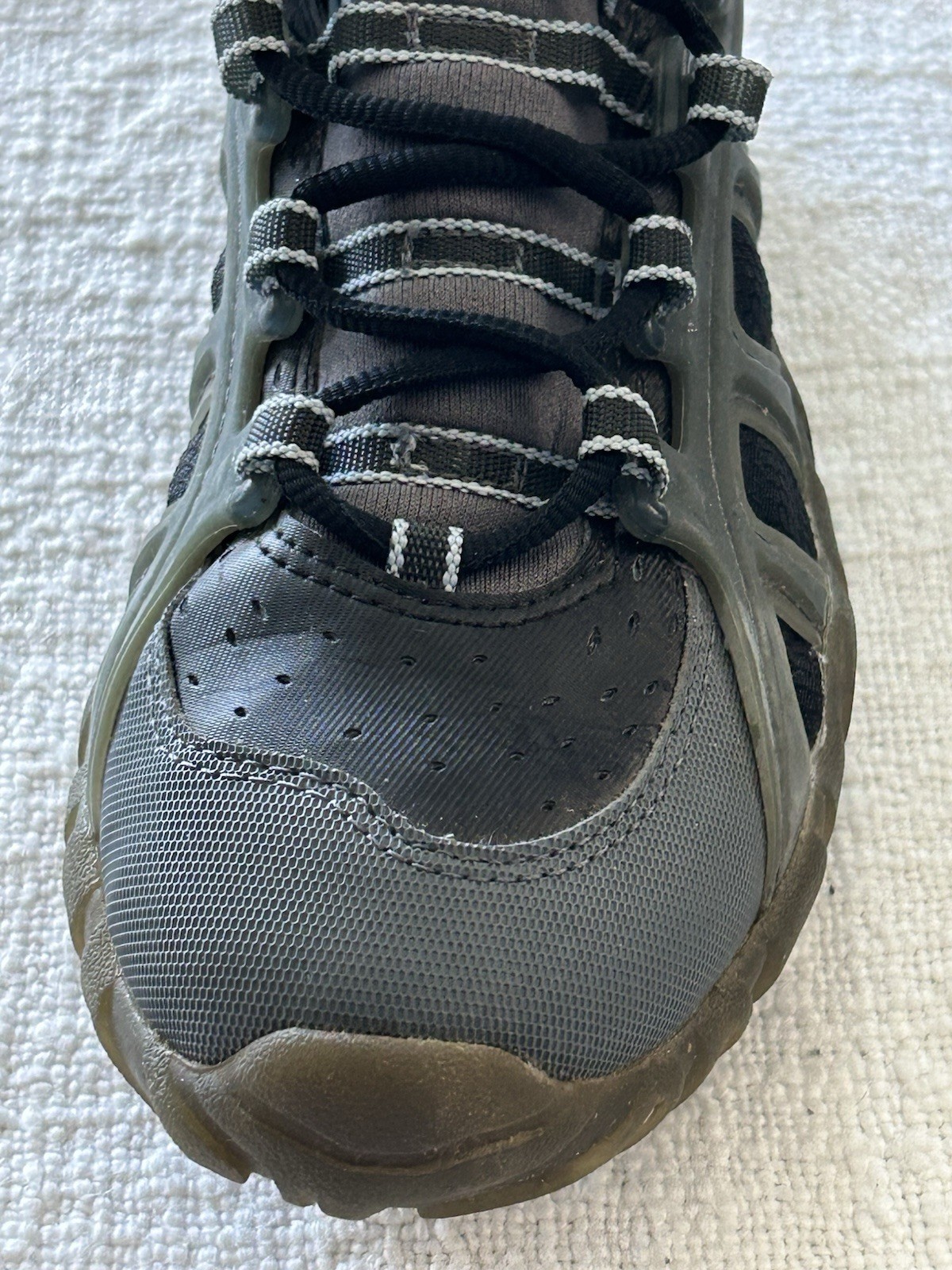 TEVA Size 8 Womens Gamma Hydro Sport Water Hiking Shoes Gray Blue EUC