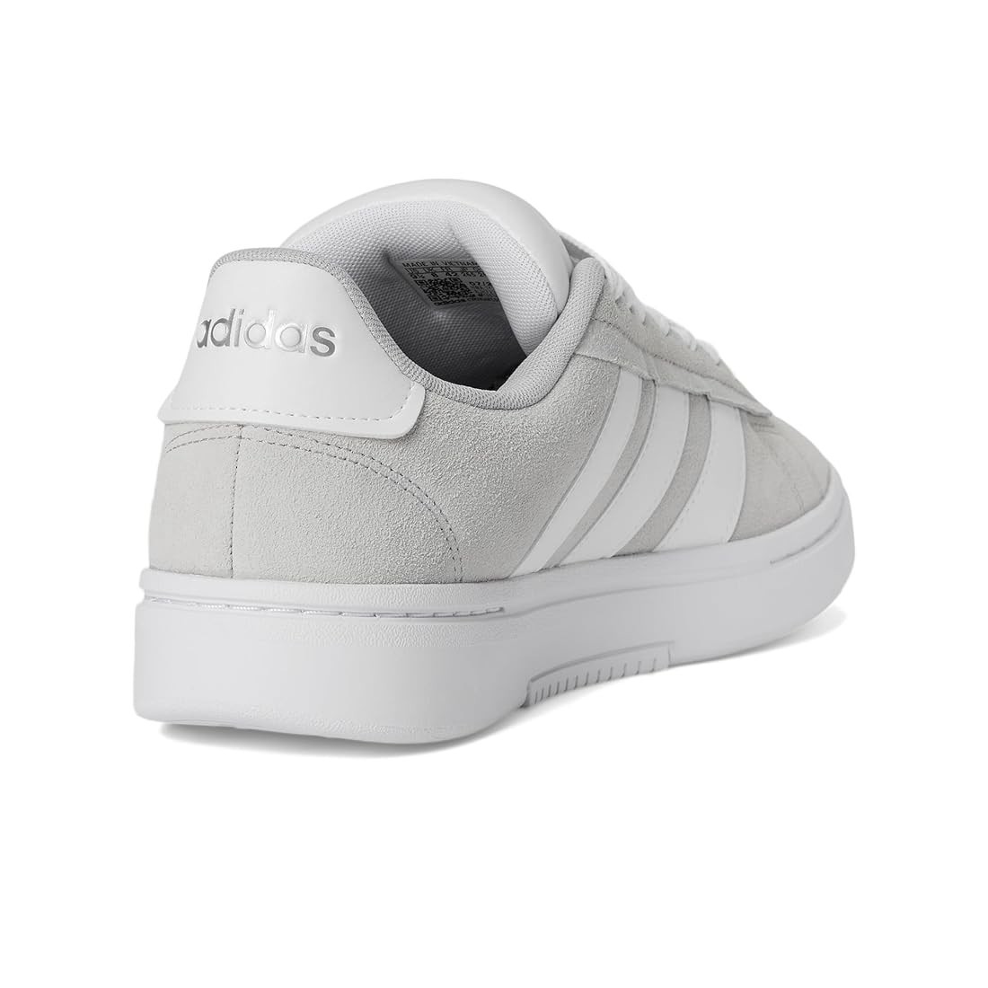 Adidas Womens Grand Court Alpha 00s Grey/White/Silver Metal Sneakers US Size 6.5