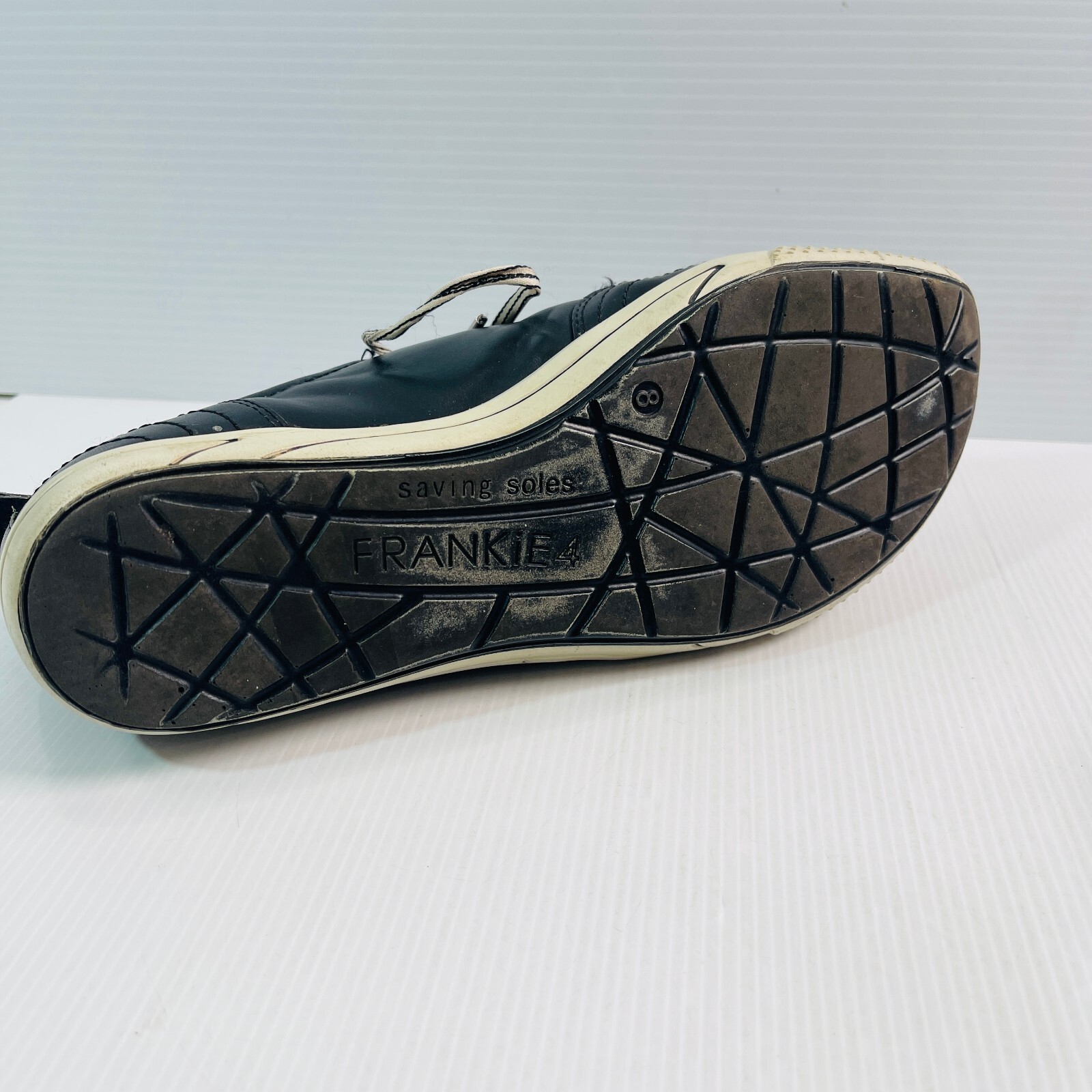 FRANKiE4 Ellie III Black Leather Sneakers Women’s AU 8 Orthotic Comfort Shoes