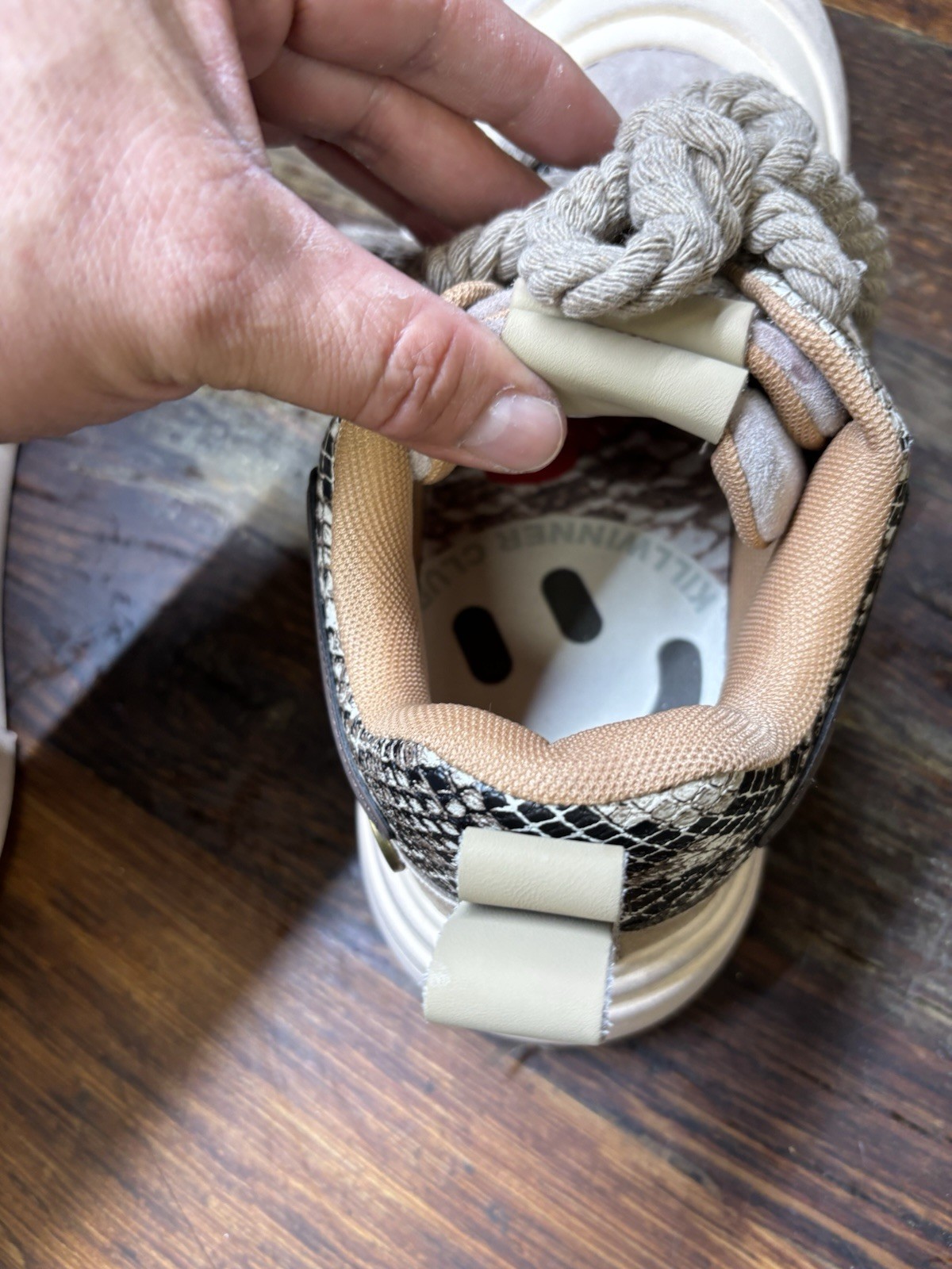KillWinner Sneakers Womens 8.5 Smile Life Series Brown Skateboard Chunky Rope