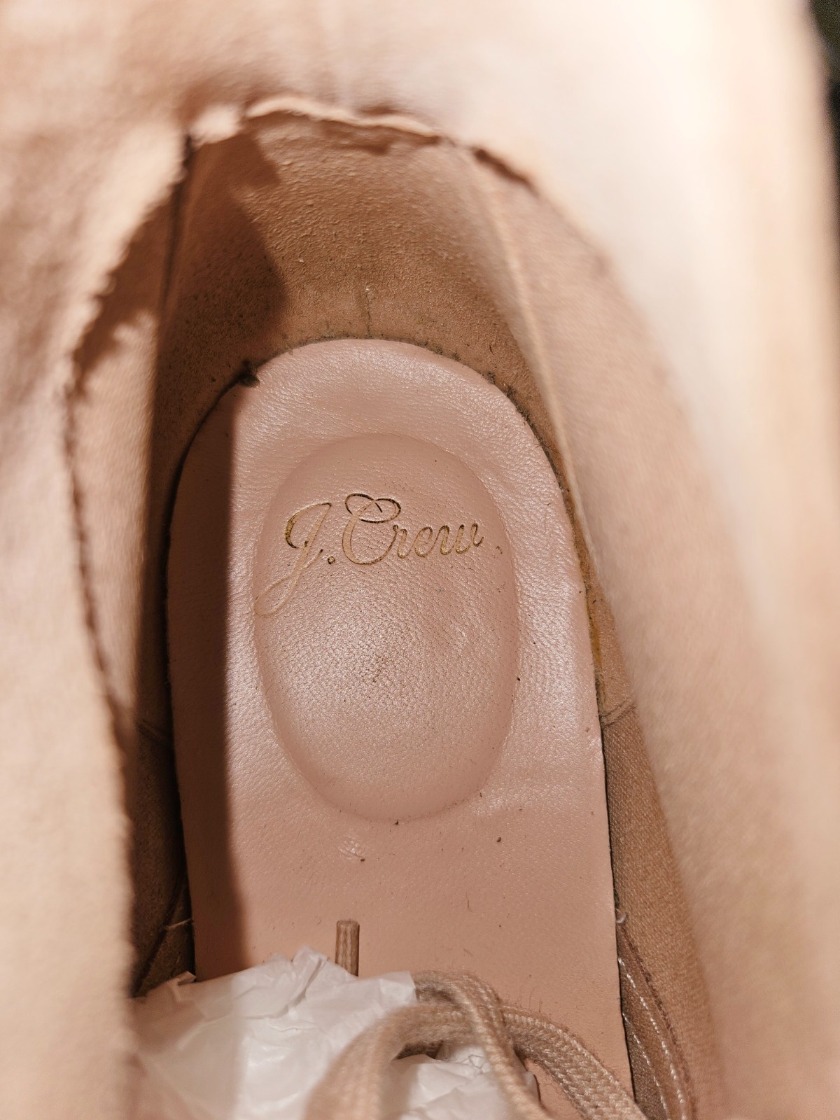 J. Crew Suede Macalister Desert Boots Size 8 Soft Blush